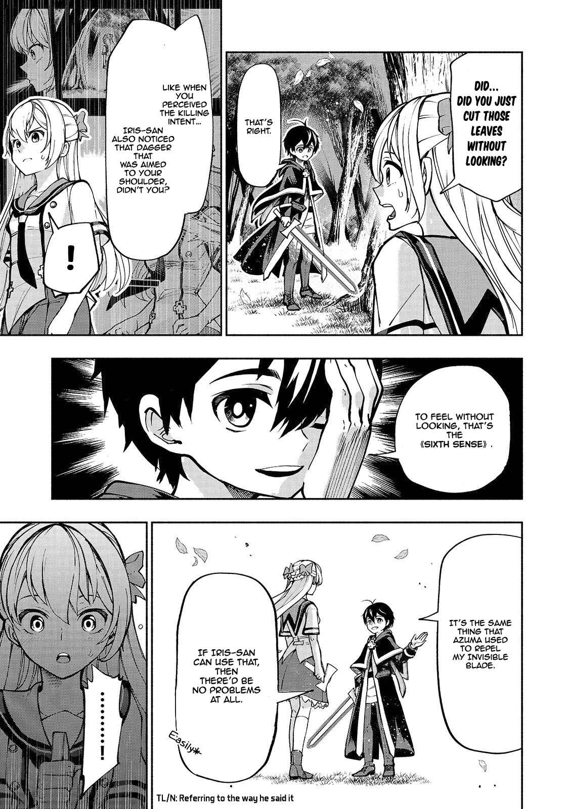 Page 19 Chapter 5 Umarekawatta Kensei wa Raku wo Shitai