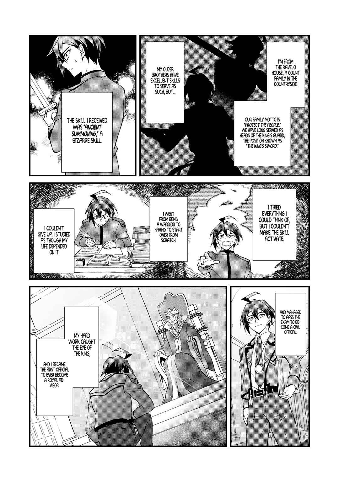 Page 8 Chapter 1.1 Tsuihou Kizoku wa, Hazure Skill Kodai Shoukan de Eirei-tachi to Henkyou Ryouchi wo Saikou suru ~Eirei-tachi wo Shoukan shitara Shitawareta no de, Saikyou Ryouchi wo Tsukuriagemasu~