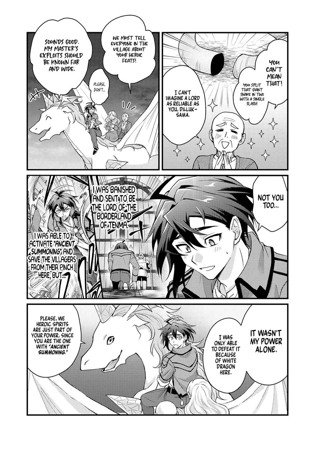 Page 5 Chapter 2.1 Tsuihou Kizoku wa, Hazure Skill Kodai Shoukan de Eirei-tachi to Henkyou Ryouchi wo Saikou suru ~Eirei-tachi wo Shoukan shitara Shitawareta no de, Saikyou Ryouchi wo Tsukuriagemasu~