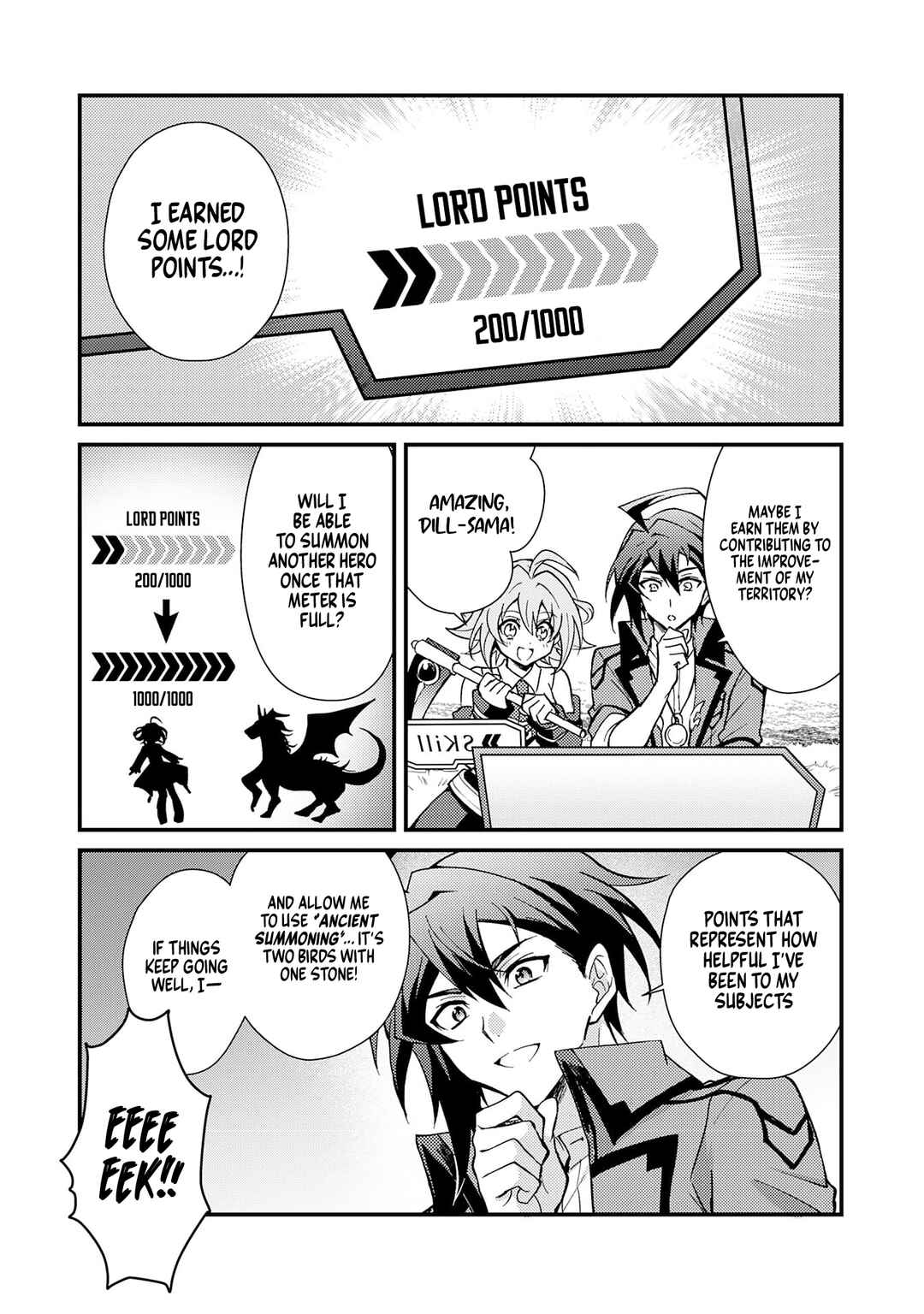 Page 11 Chapter 3.1 Tsuihou Kizoku wa, Hazure Skill Kodai Shoukan de Eirei-tachi to Henkyou Ryouchi wo Saikou suru ~Eirei-tachi wo Shoukan shitara Shitawareta no de, Saikyou Ryouchi wo Tsukuriagemasu~