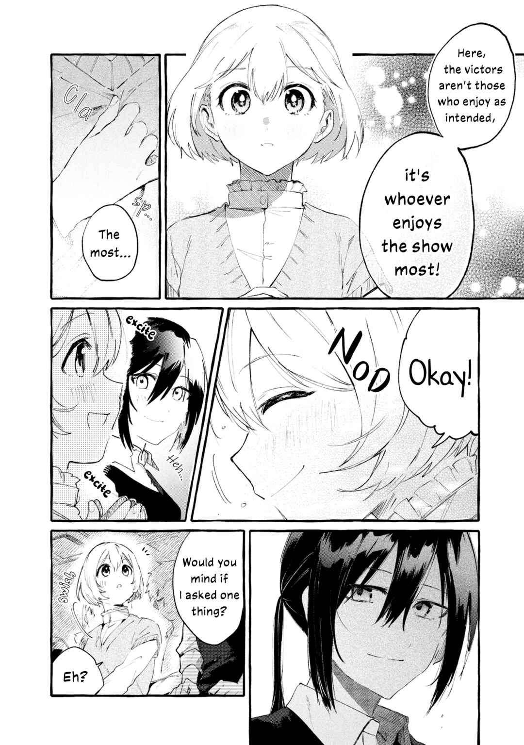 Page 12 Chapter 3 A Curtain Call for You