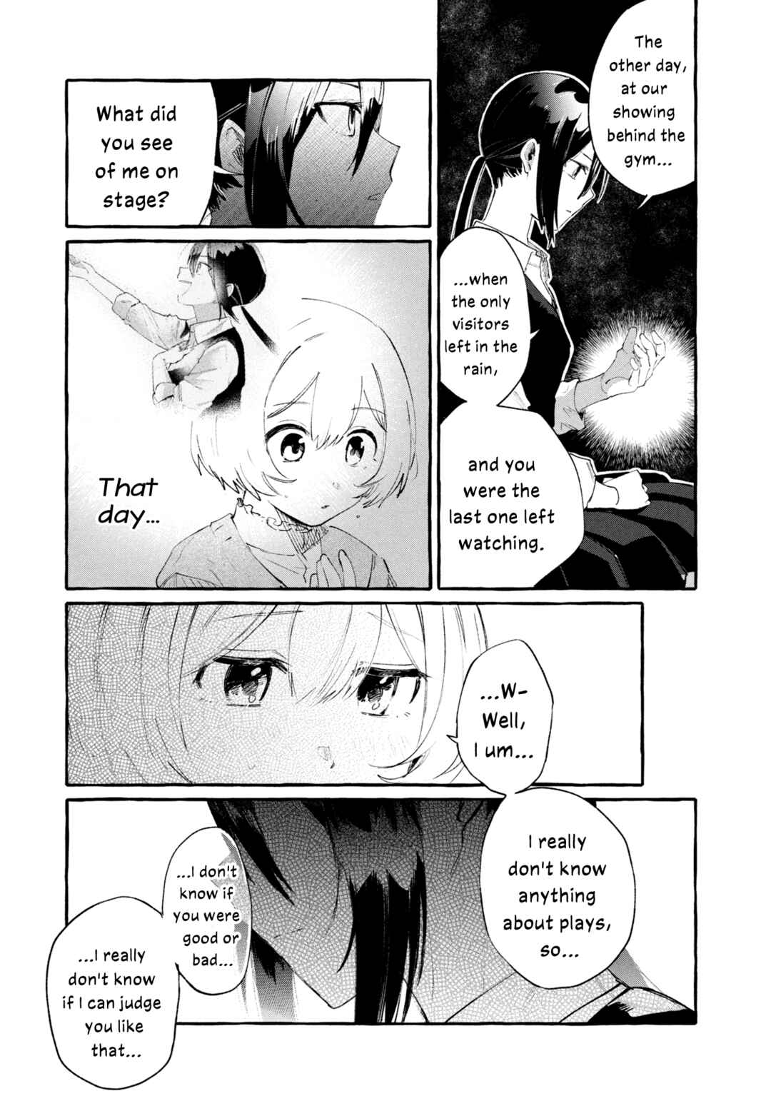 Page 13 Chapter 3 A Curtain Call for You