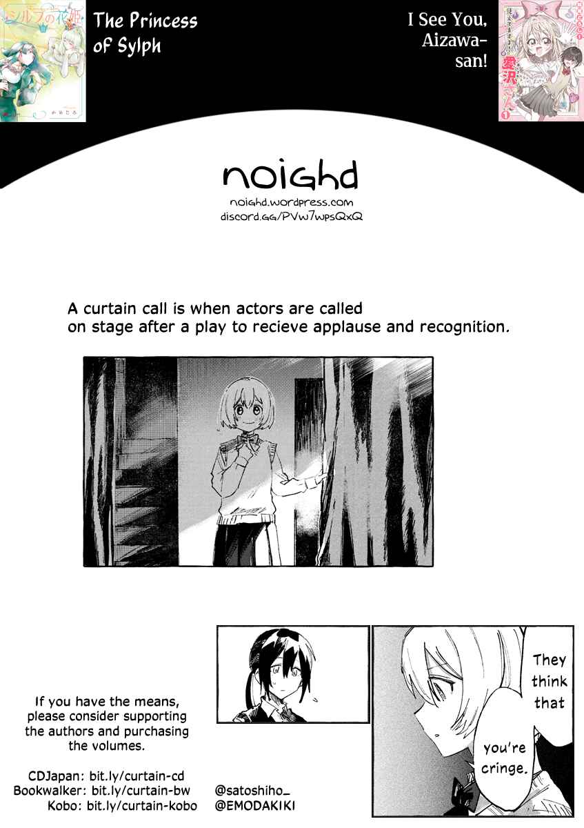 Page 35 Chapter 6 A Curtain Call for You