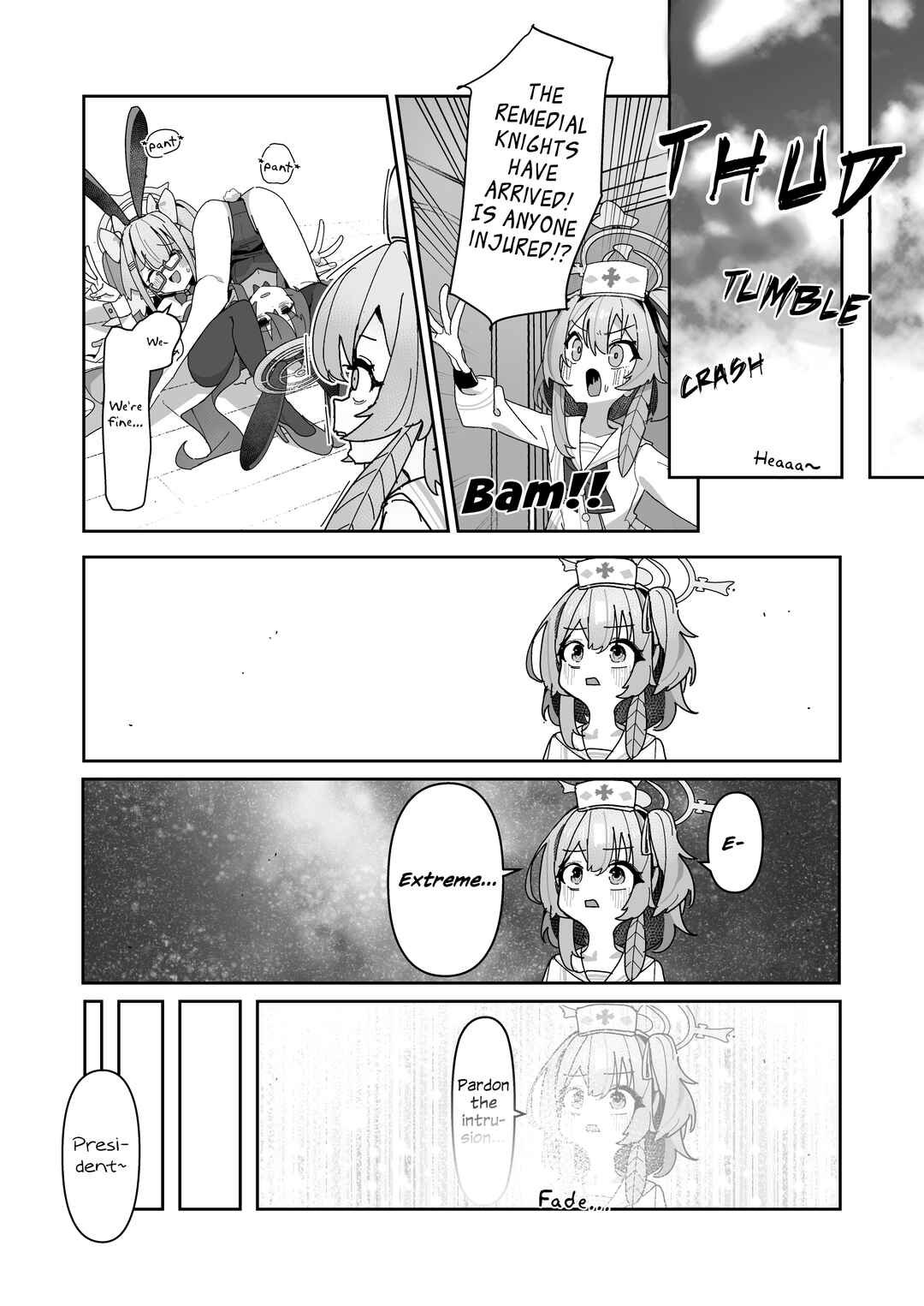 Page 11 Chapter Unknown_3936 Blue Archive - Ui to Shimiko ga Bunny Girl Sugata de 「Hajimete」 wo shichau hanashi