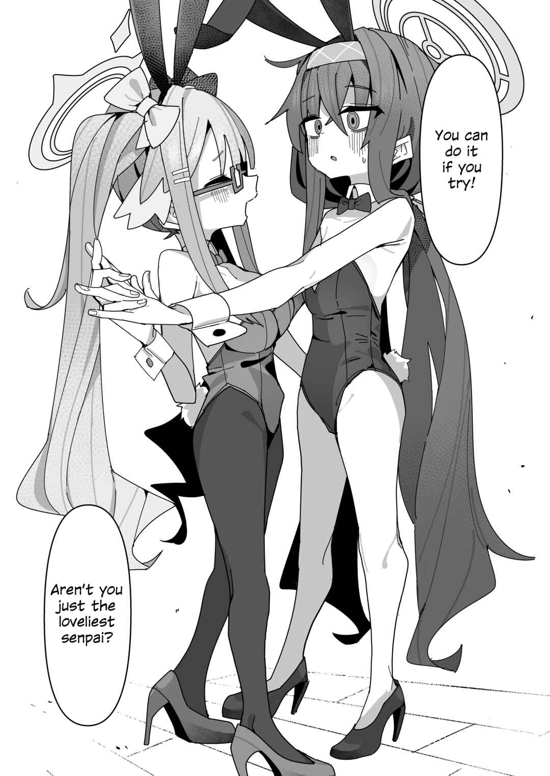 Page 8 Chapter Unknown_3936 Blue Archive - Ui to Shimiko ga Bunny Girl Sugata de 「Hajimete」 wo shichau hanashi