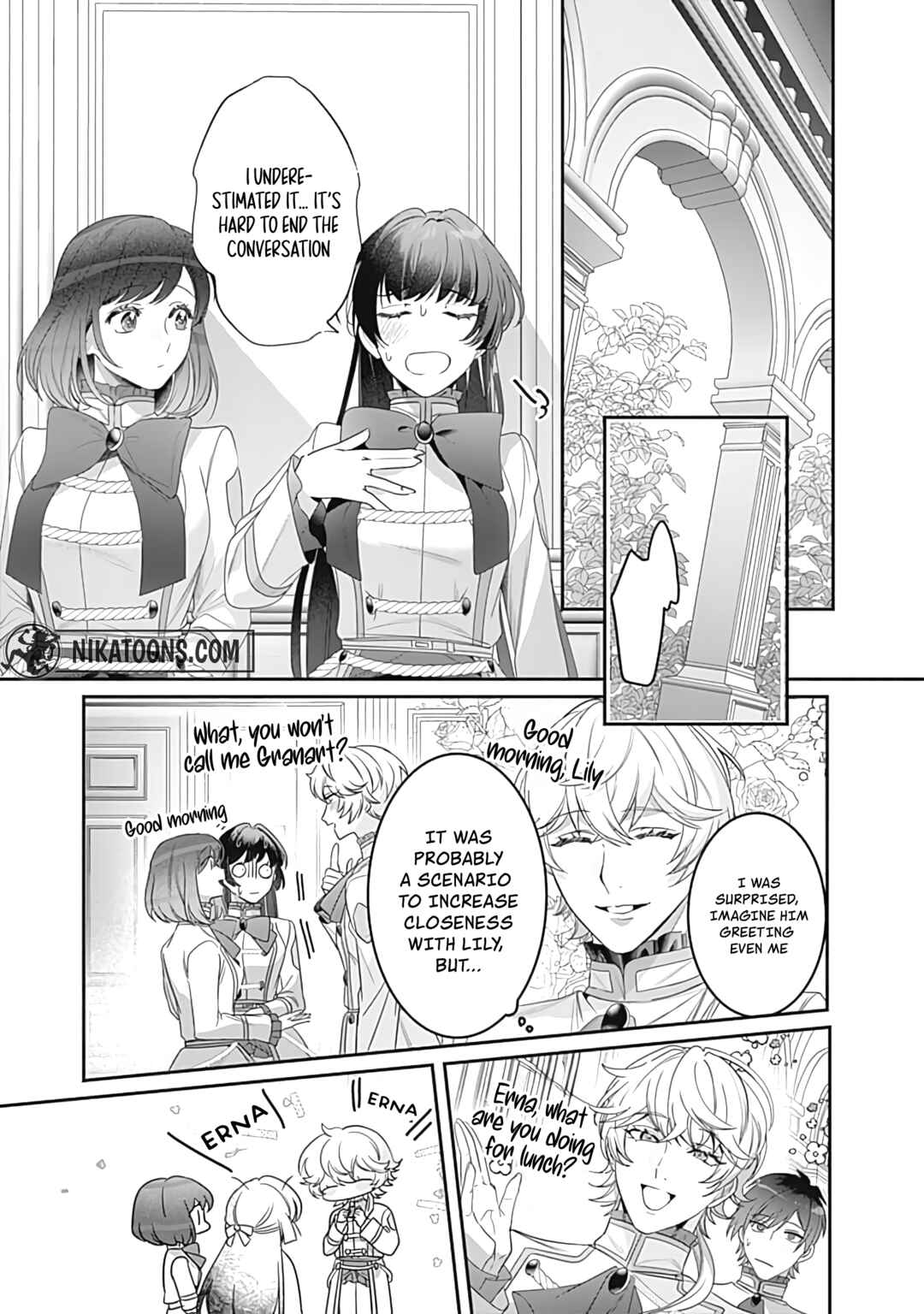 Page 4 Chapter 4 Mi Play no Otome Game ni Tensei Shita Heibon Reijou wa Seinaru Shishuu no Ito wo Sasu