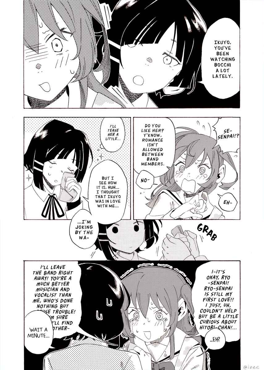 Page 4 Chapter Unknown_f0b7 Bocchi the Rock! - The Kouhais Reactions to Being Teased Were Far Beyond Their Senpais Expectations... (Doujinshi)