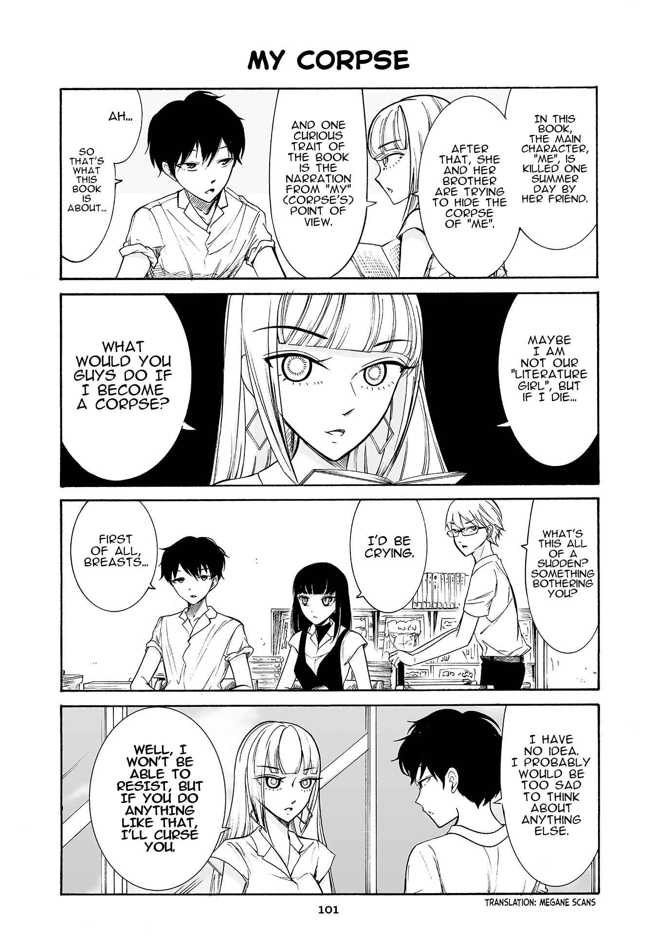 Page 1 Chapter 182 Kuzu to Megane to Bungaku Shoujo (Nise)