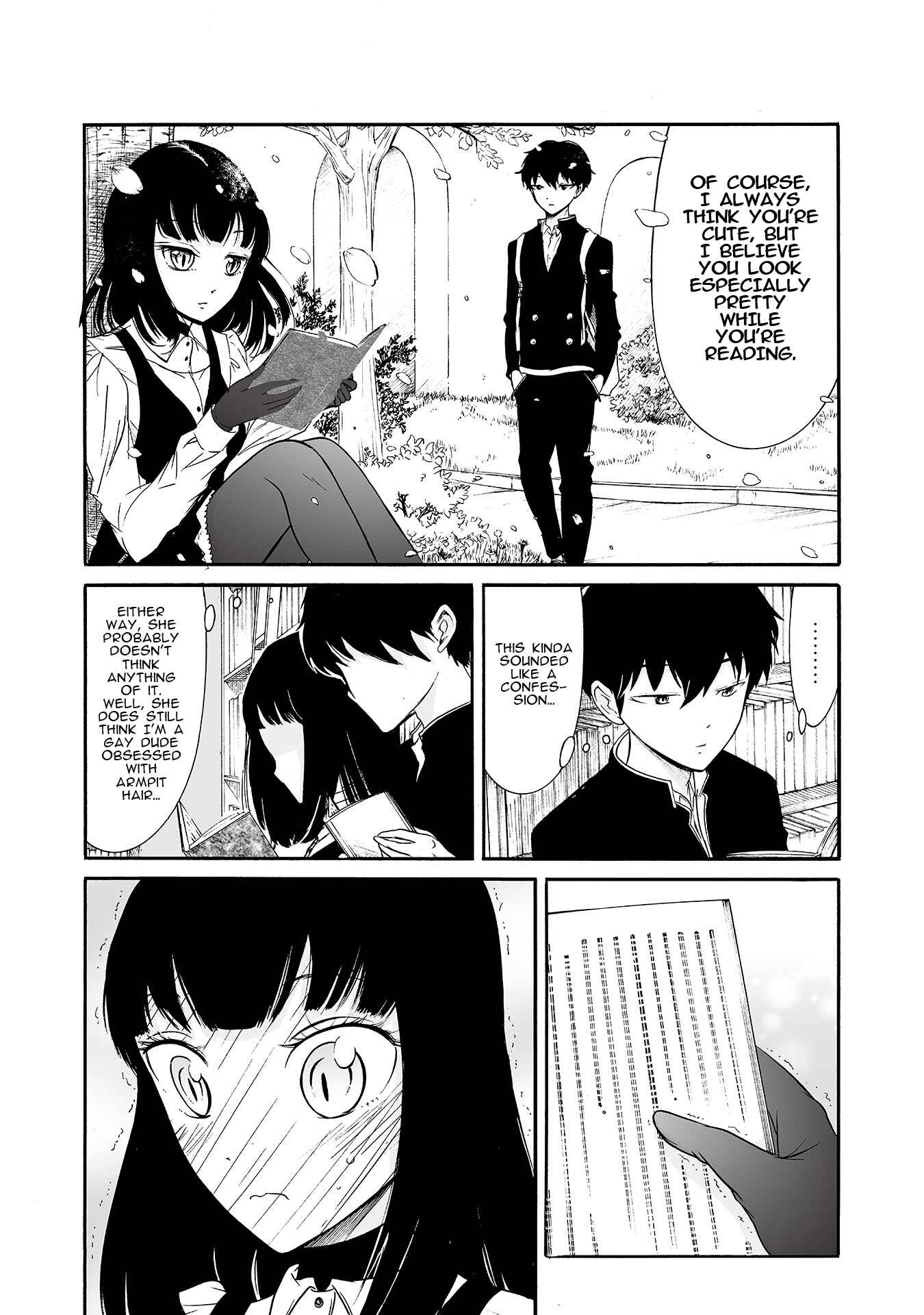 Page 4 Chapter 195.5 Kuzu to Megane to Bungaku Shoujo (Nise)