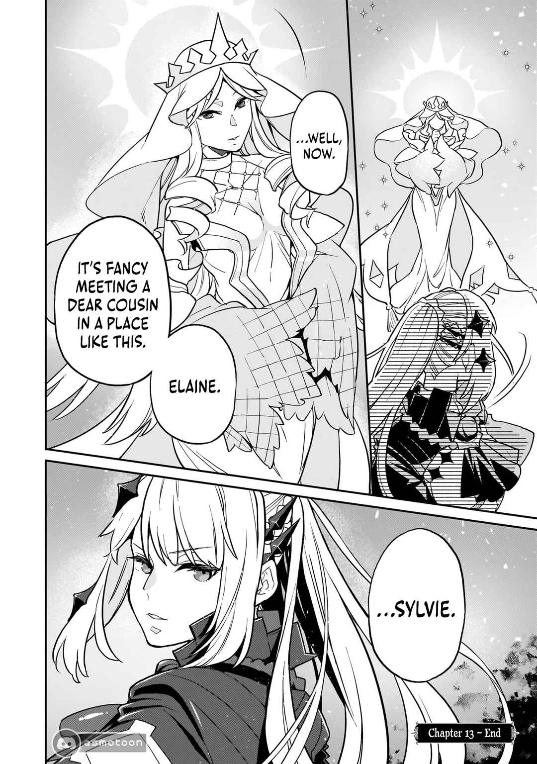 Page 34 Chapter 13 Akuyaku Ikka no Okugata, Shi ni Modori shite Kokoro wo Irekaeru
