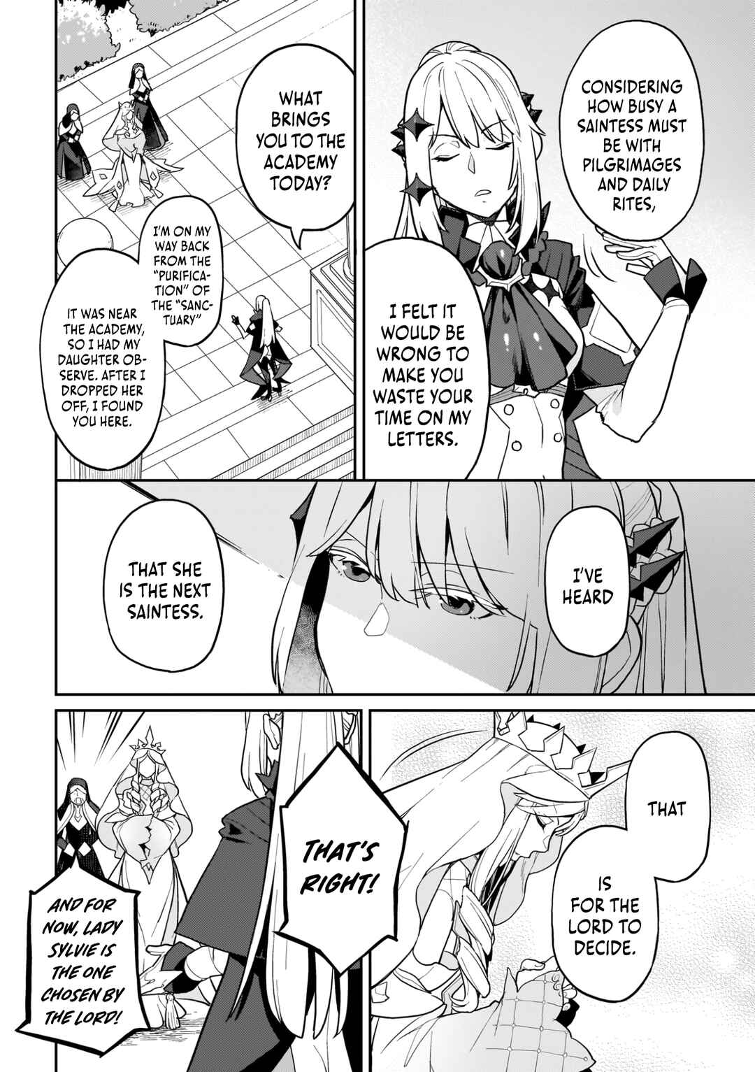 Page 10 Chapter 14 Akuyaku Ikka no Okugata, Shi ni Modori shite Kokoro wo Irekaeru