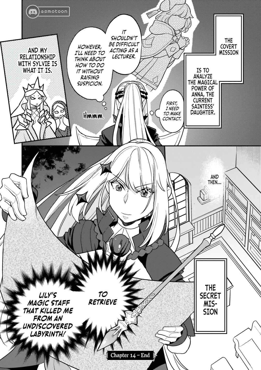 Page 28 Chapter 14 Akuyaku Ikka no Okugata, Shi ni Modori shite Kokoro wo Irekaeru