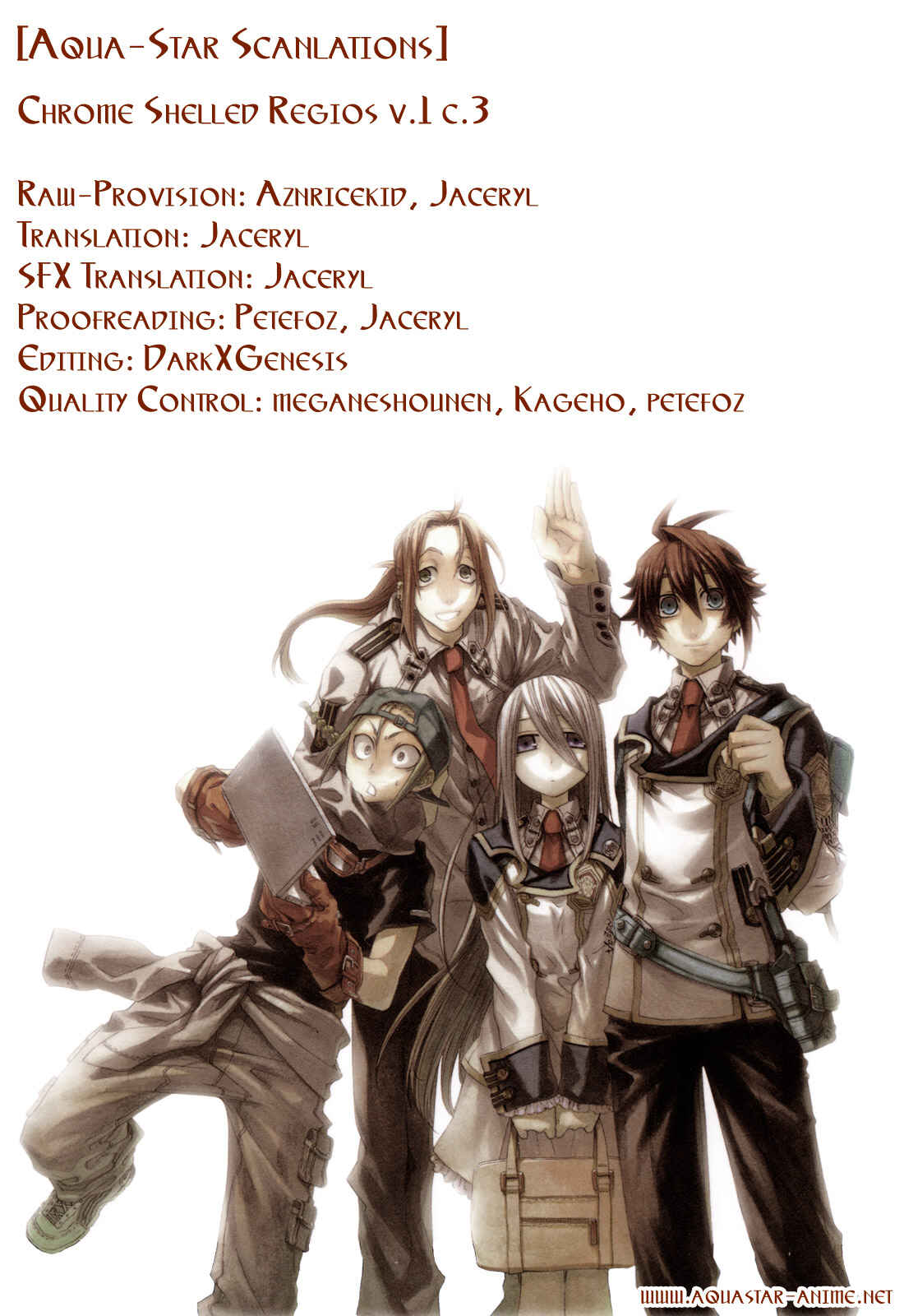 Page 1 Chapter 3 Chrome Shelled Regios