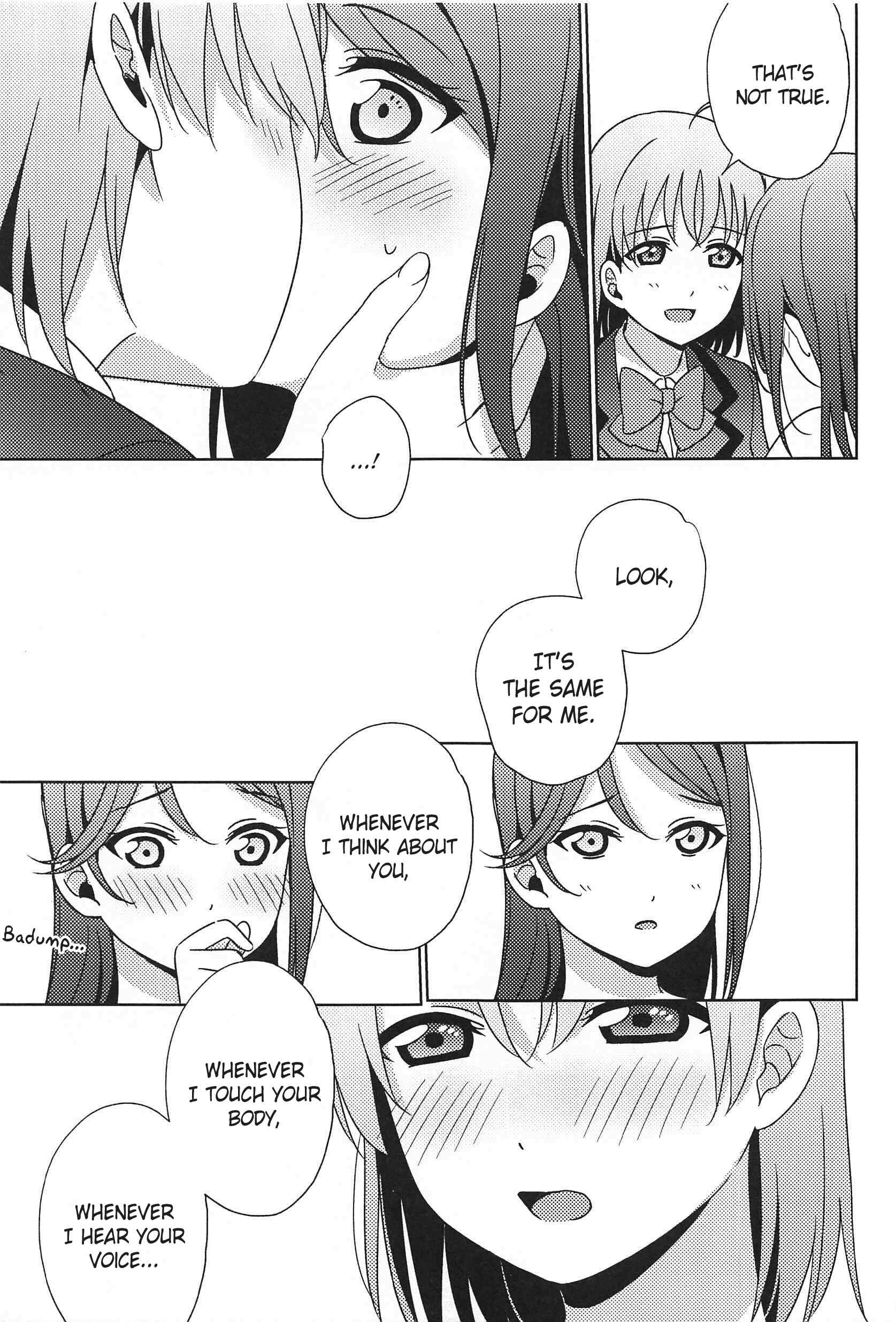 Page 20 Chapter Unknown_edae Chikas thing wont get in - LOVE LIVE Sunshine (Doujinshi)