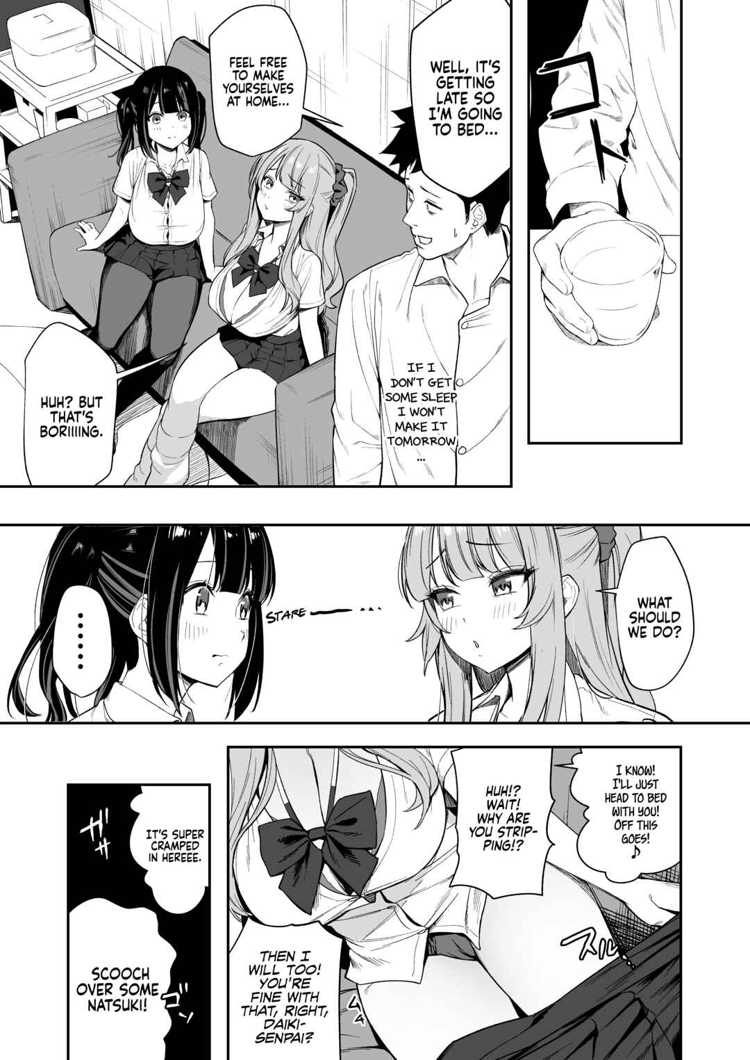 Page 12 Chapter 1 Senpai, Kyou Tomatte mo Ii yo ne?