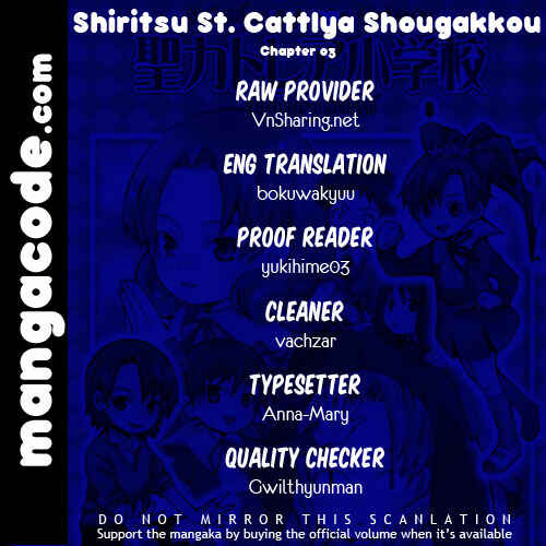 Page 1 Chapter 3 Shiritsu Sei Cattlya Shougakkou
