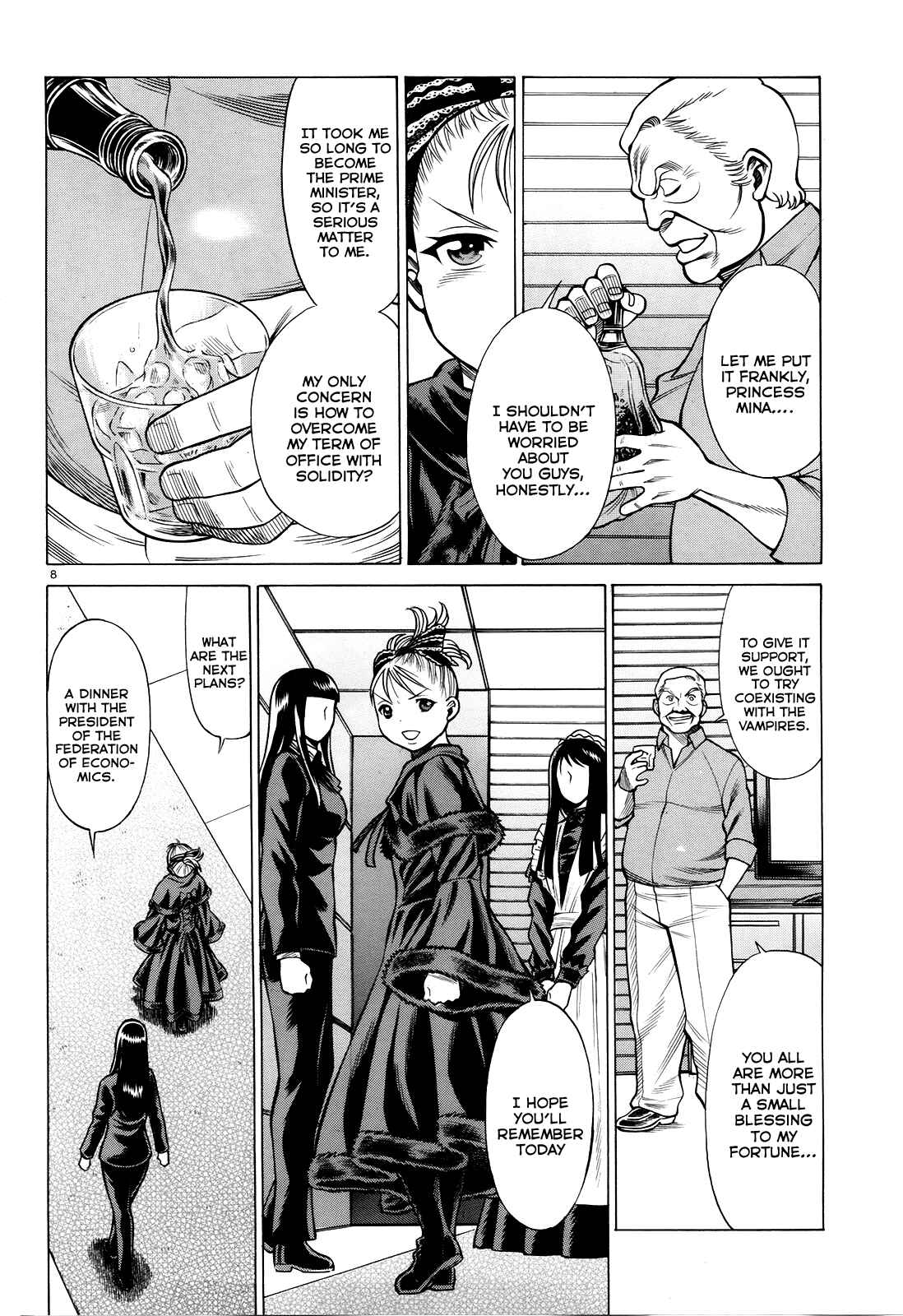 Page 8 Chapter 2 Dance in the Vampire Bund - Scarlet Order