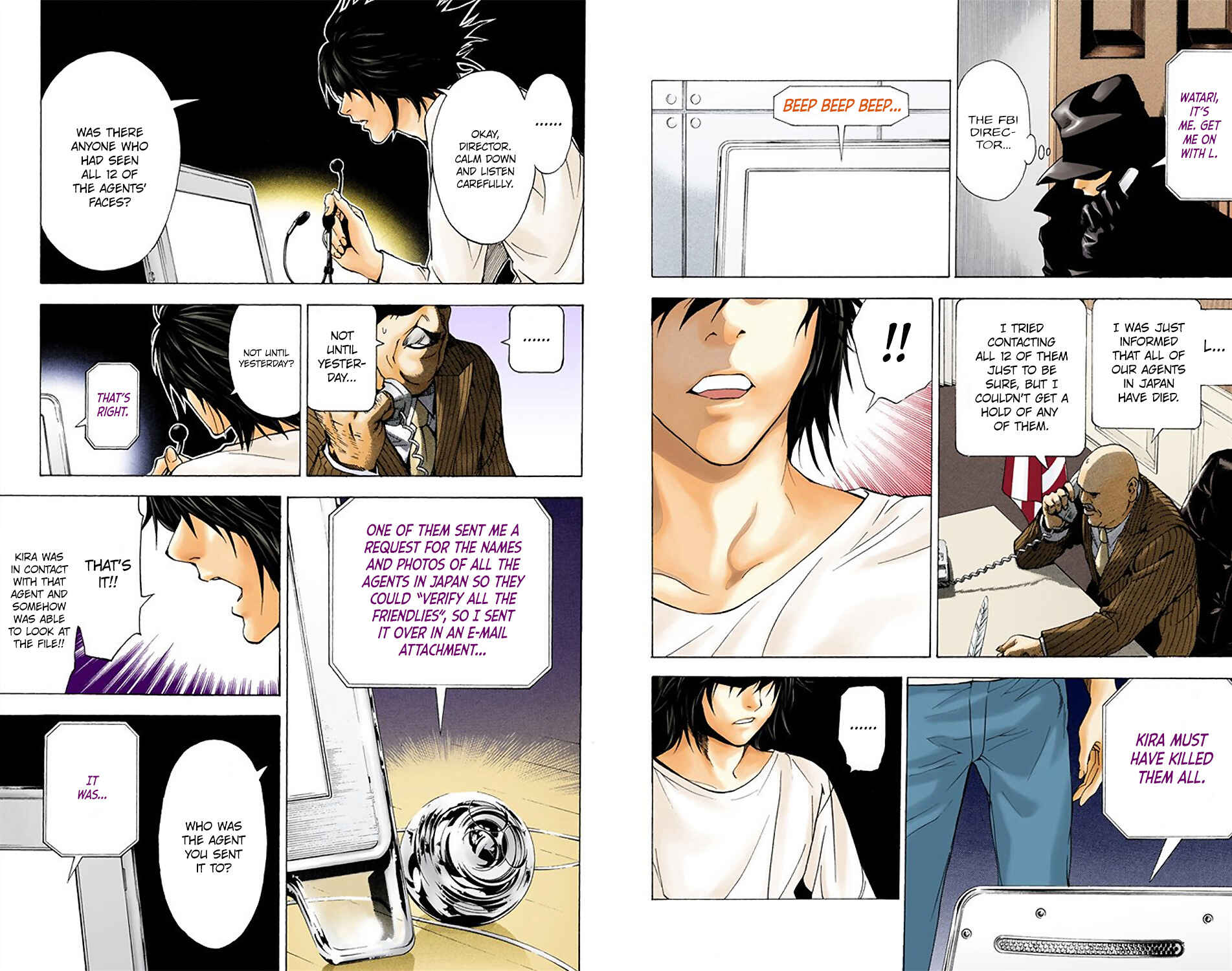 Page 11 Chapter 8 Death Note (Official Colored)