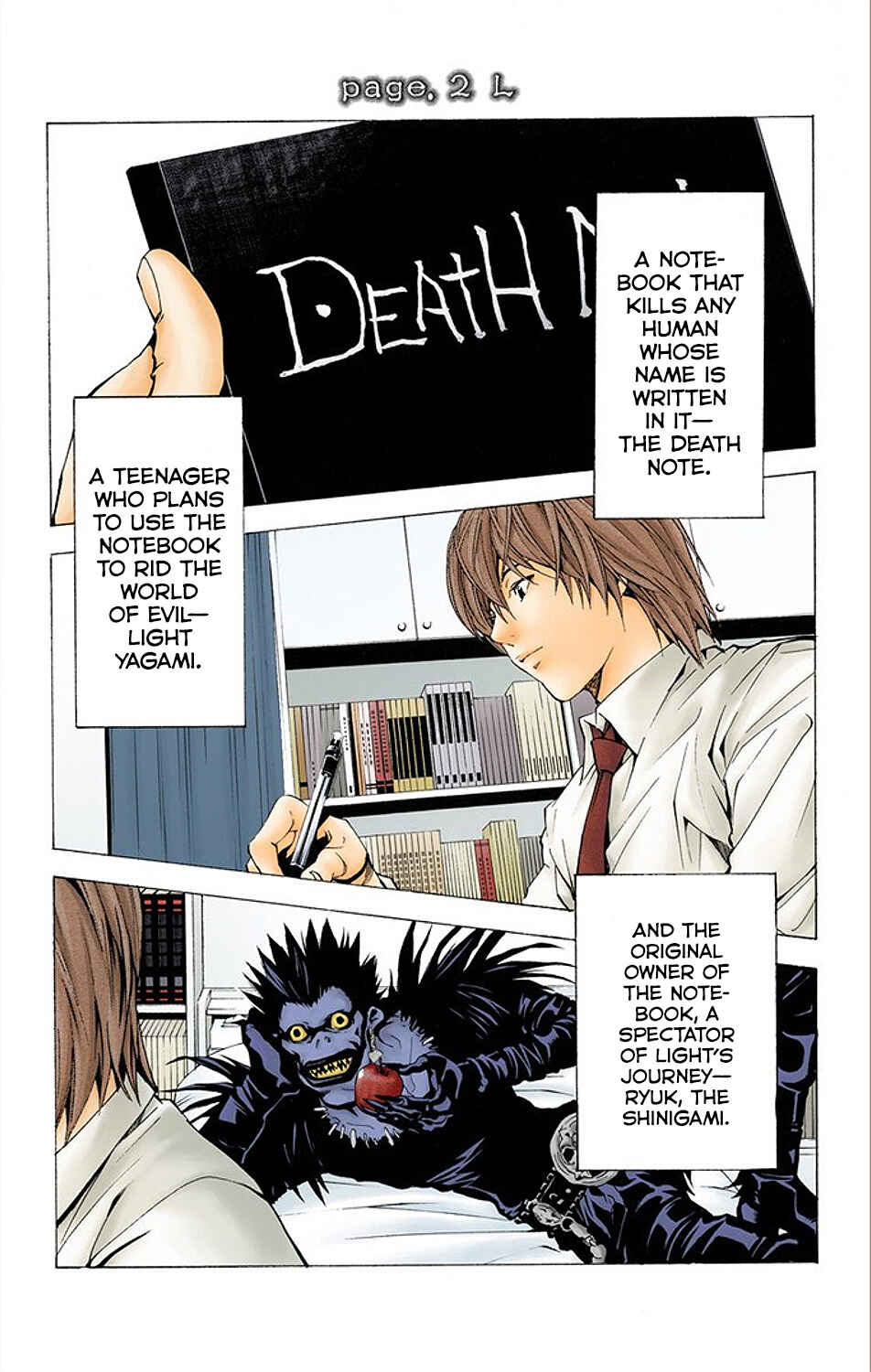Page 1 Chapter 2 Death Note (Official Colored)