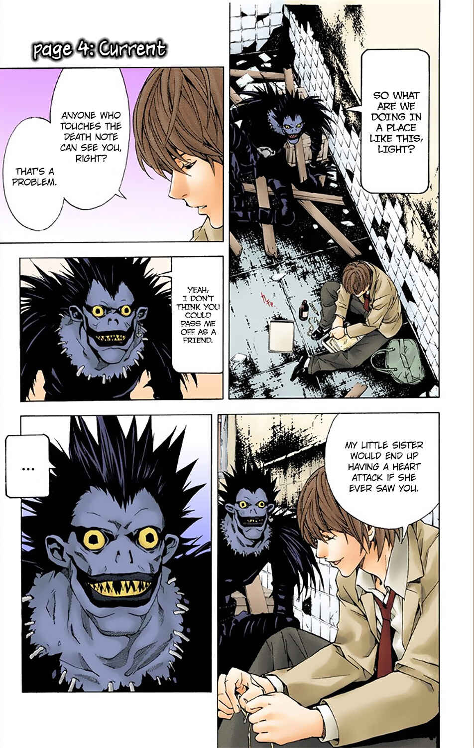 Page 1 Chapter 4 Death Note (Official Colored)