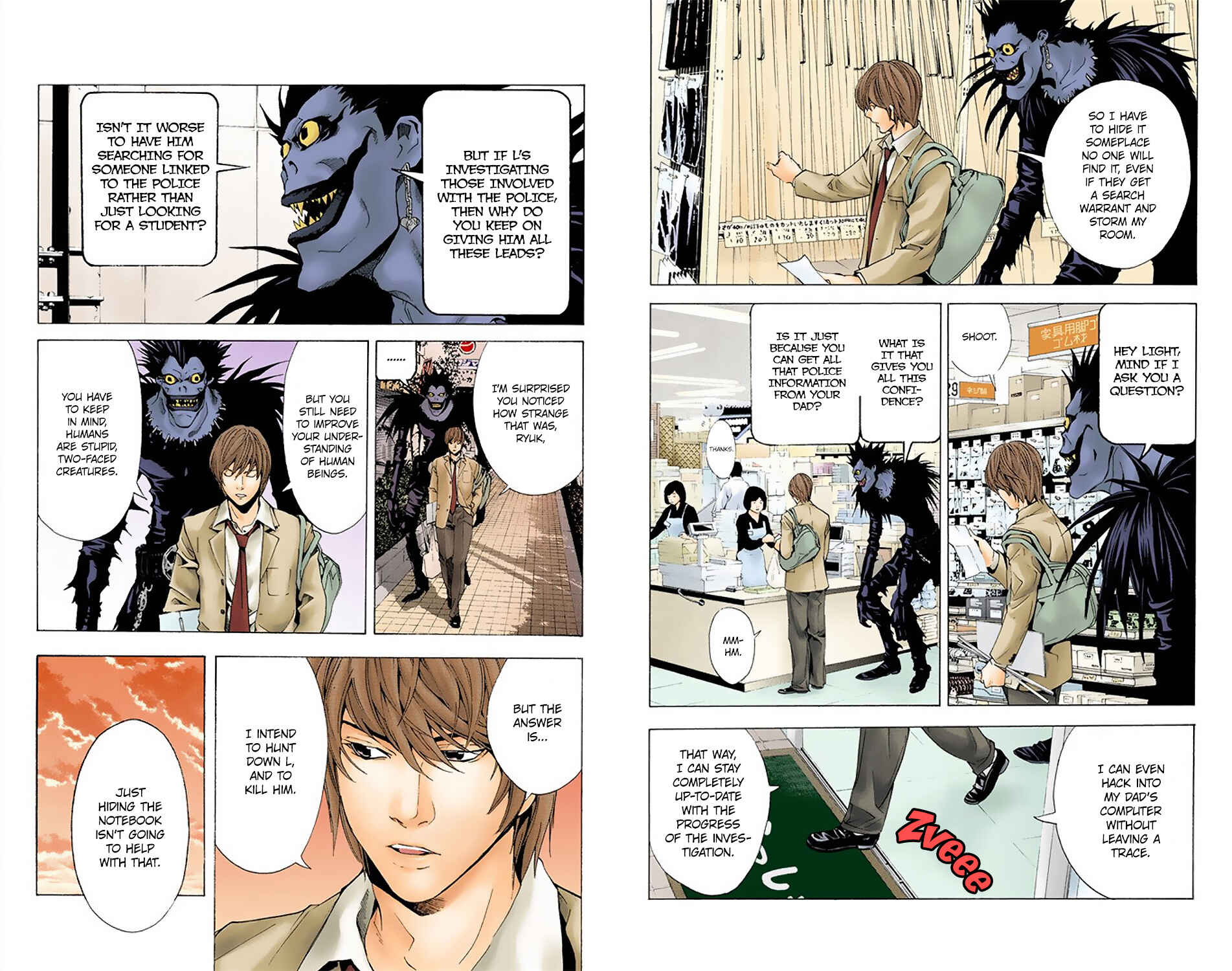 Page 4 Chapter 4 Death Note (Official Colored)