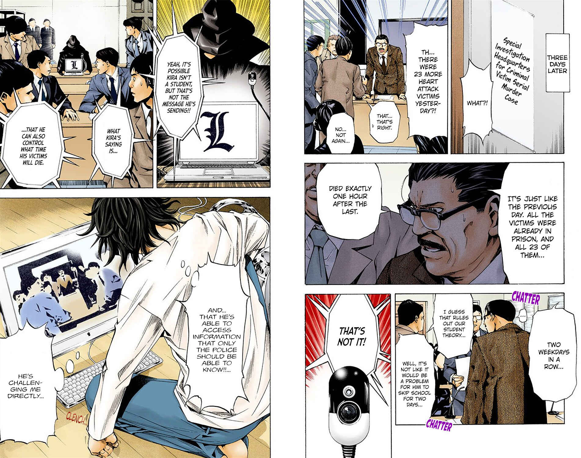 Page 13 Chapter 3 Death Note (Official Colored)