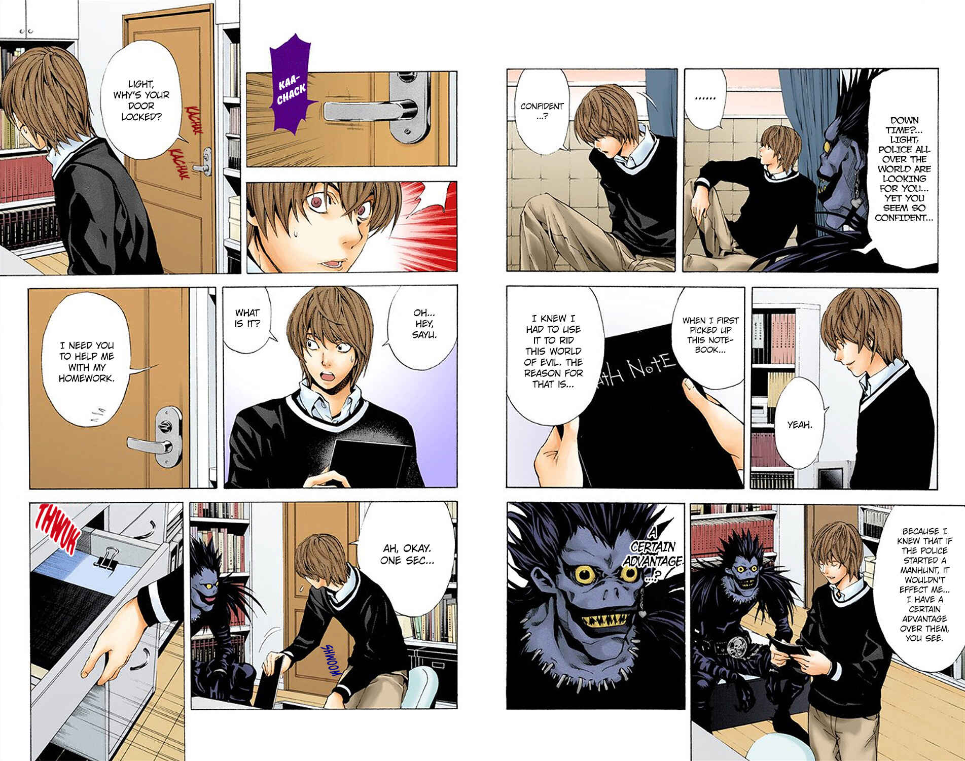 Page 4 Chapter 3 Death Note (Official Colored)