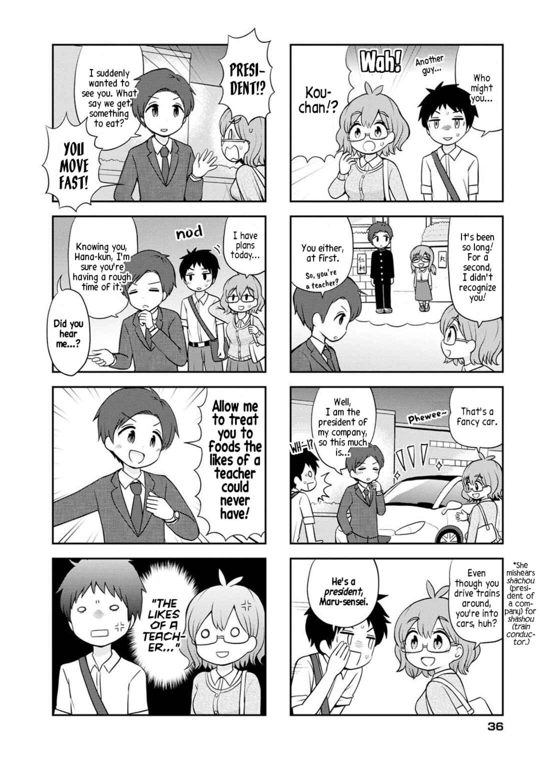Page 8 Chapter 4 Maru-senseis ** is cute.