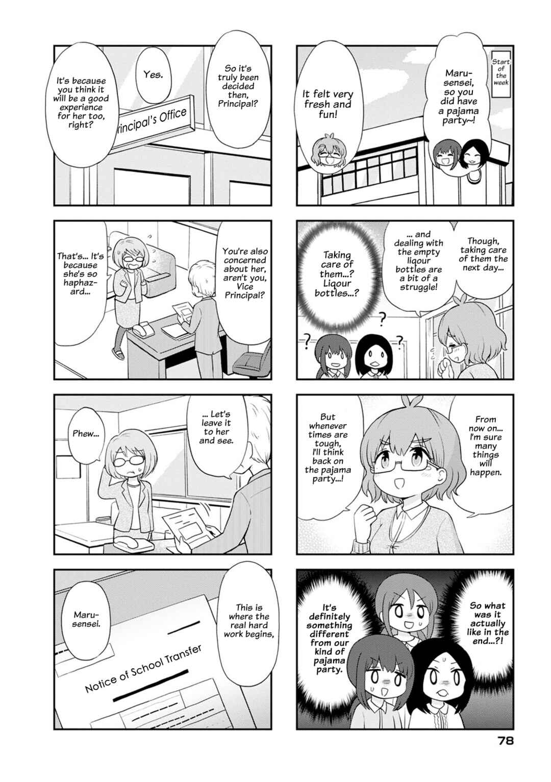 Page 8 Chapter 9 Maru-senseis ** is cute.