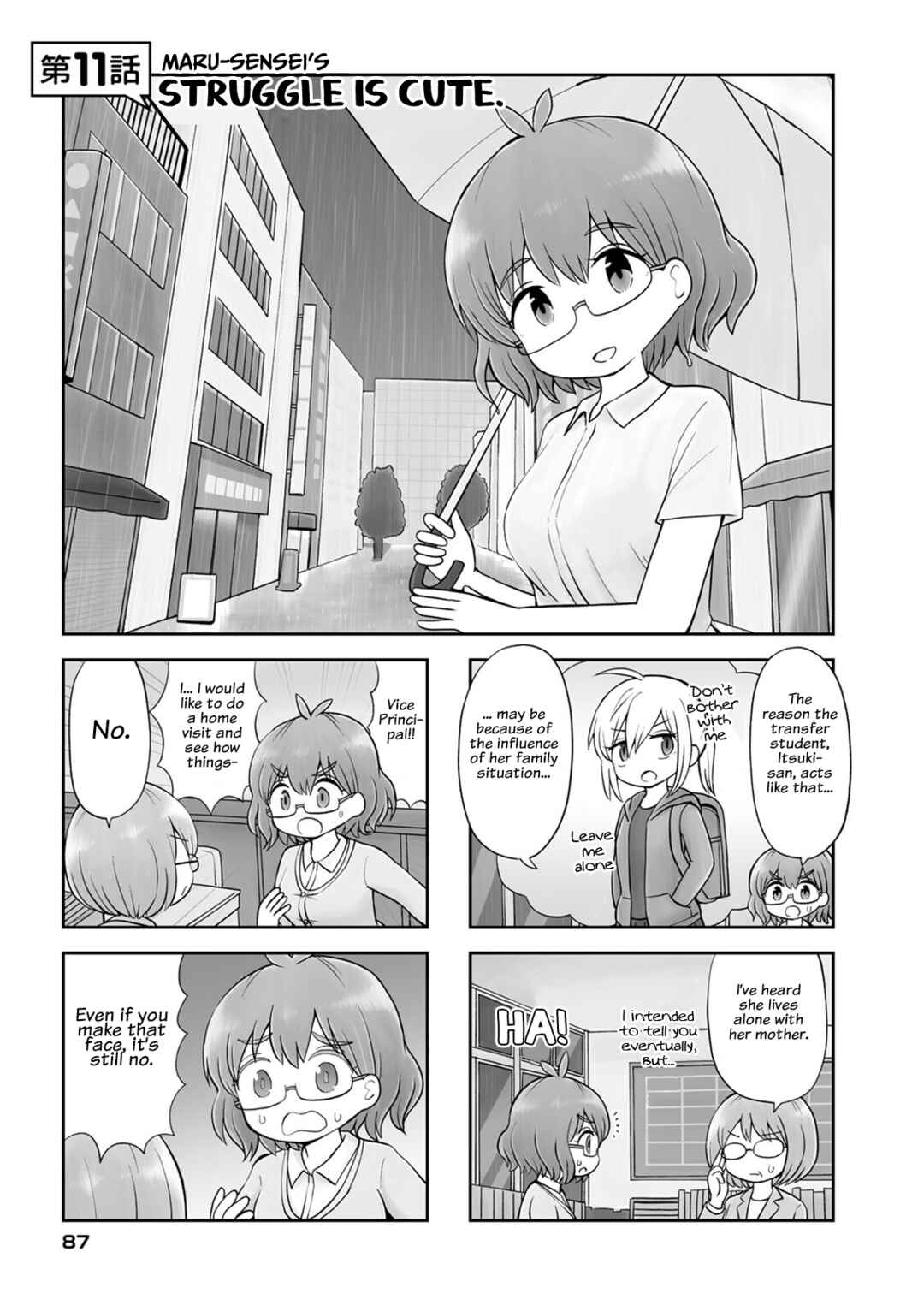 Page 1 Chapter 11 Maru-senseis ** is cute.