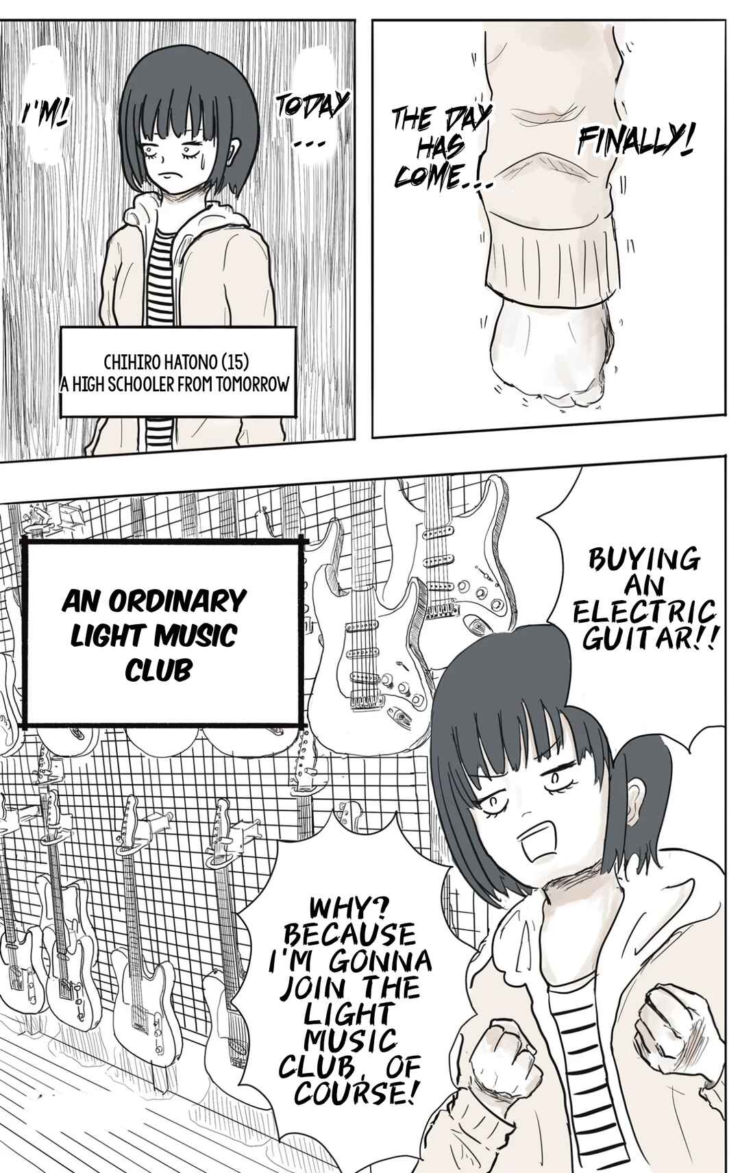 Page 1 Chapter 1 Girl Meets Rock! (Pre-Serialization)