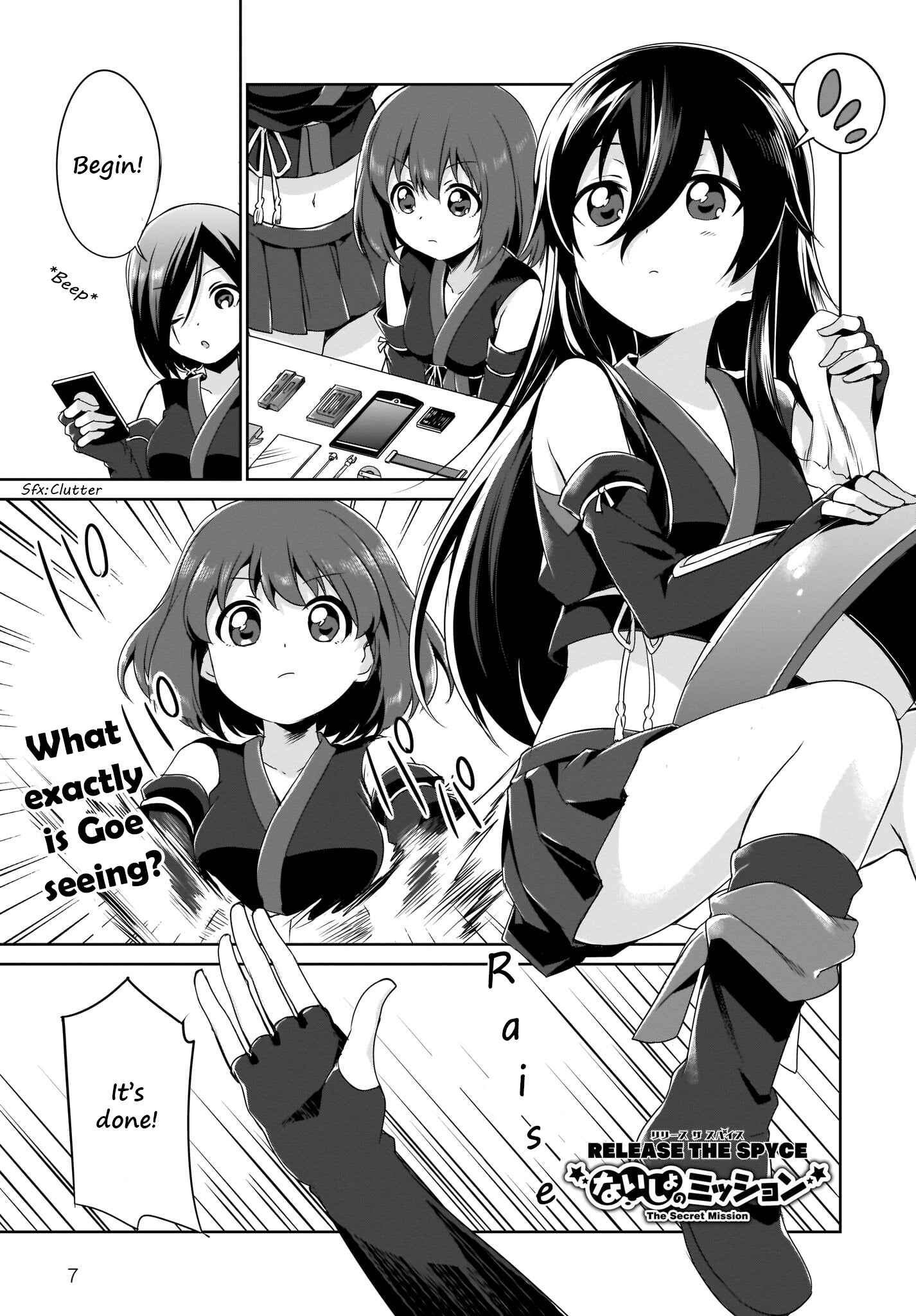 Page 1 Chapter 8 Release The Spyce: The Secret Mission