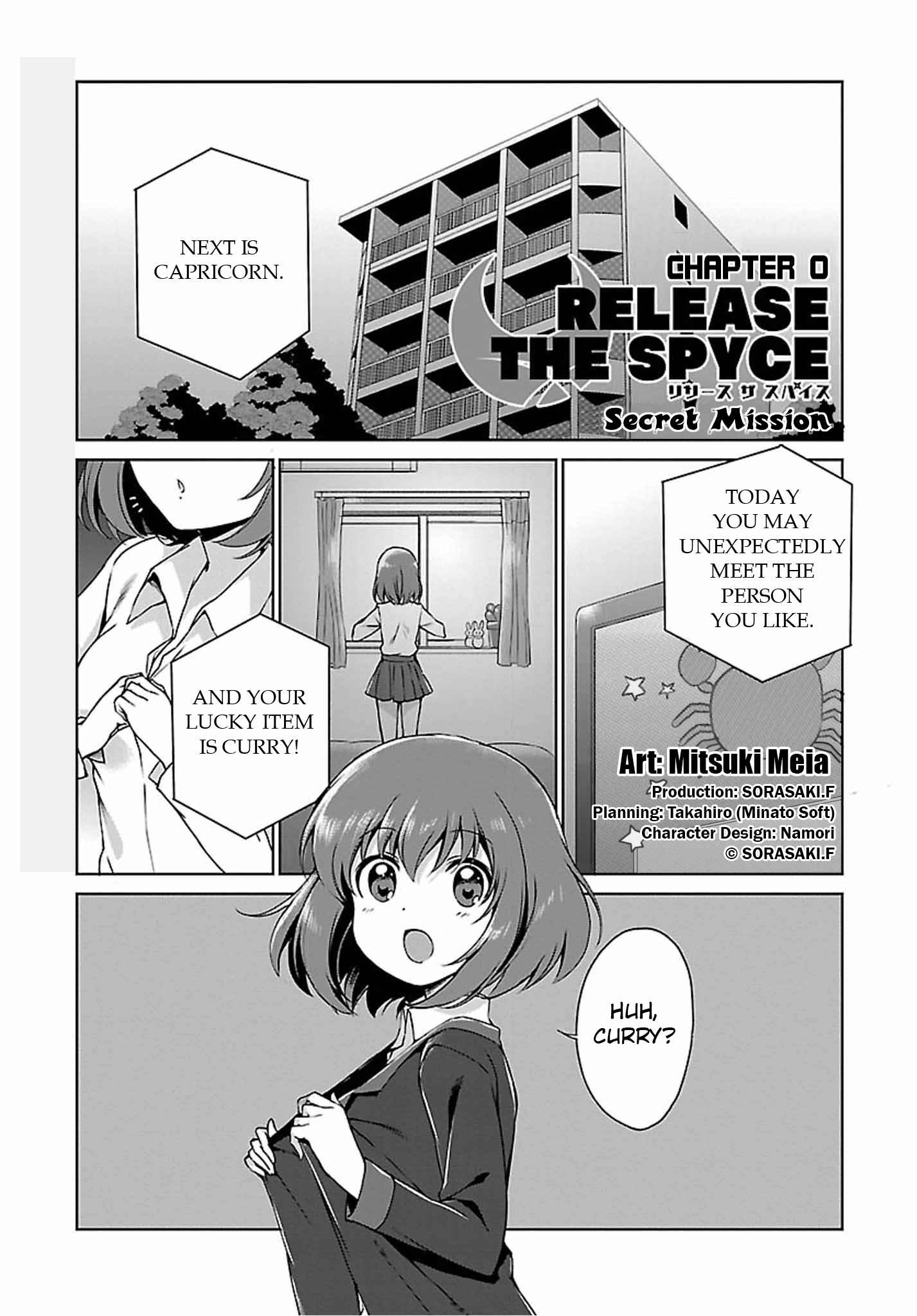Page 1 Chapter 0 Release The Spyce: The Secret Mission