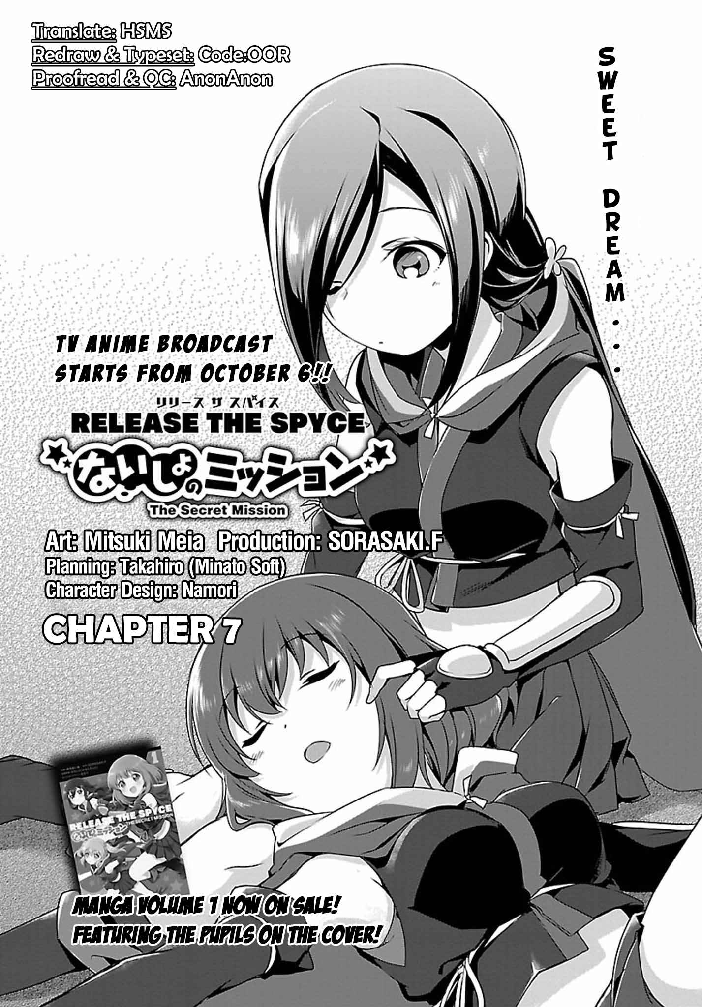 Page 2 Chapter 7 Release The Spyce: The Secret Mission