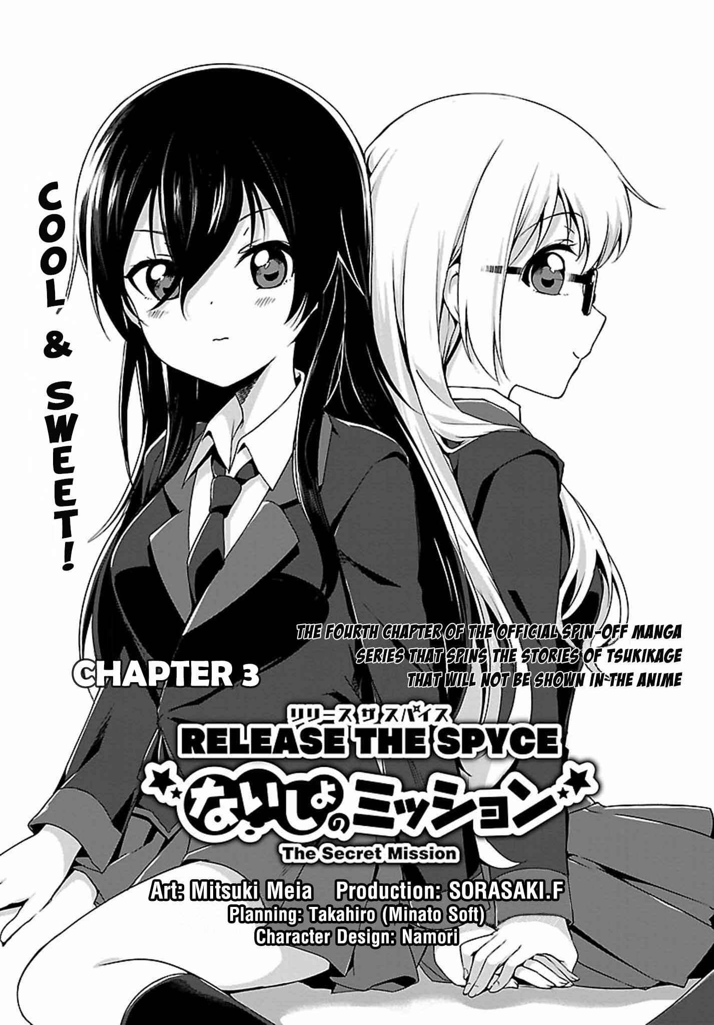 Page 1 Chapter 3 Release The Spyce: The Secret Mission