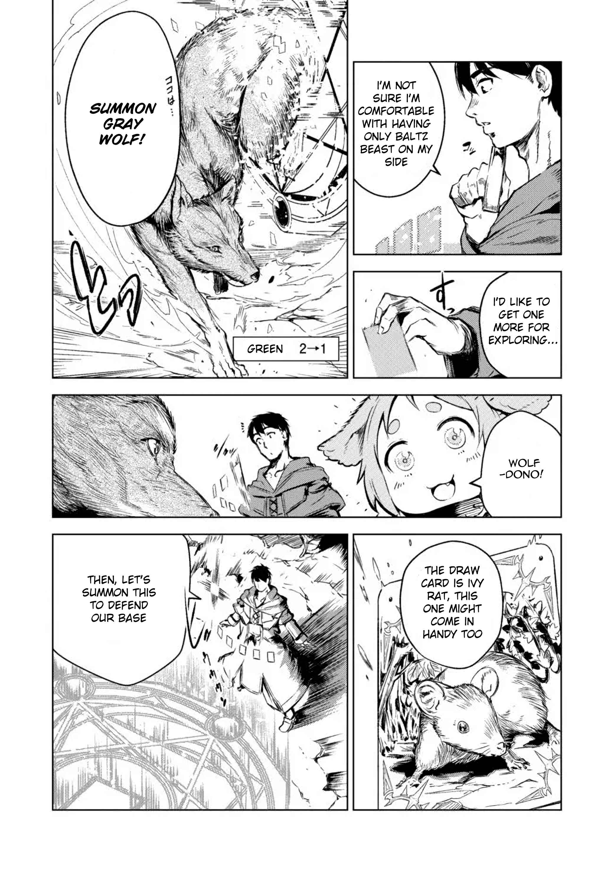 Page 5 Chapter 3.1 Deck Hitotsu de Isekai Tanbou