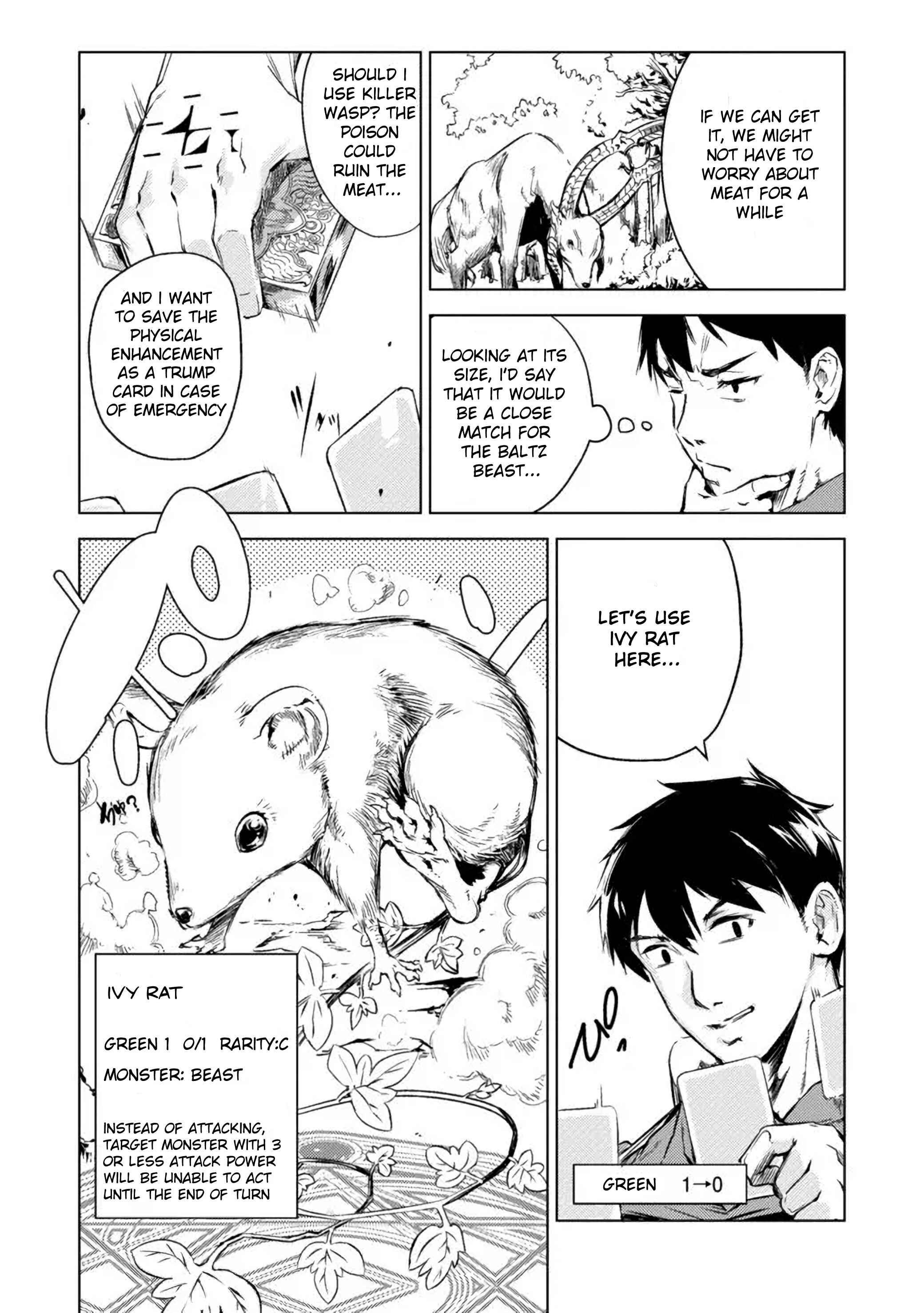 Page 9 Chapter 3.1 Deck Hitotsu de Isekai Tanbou