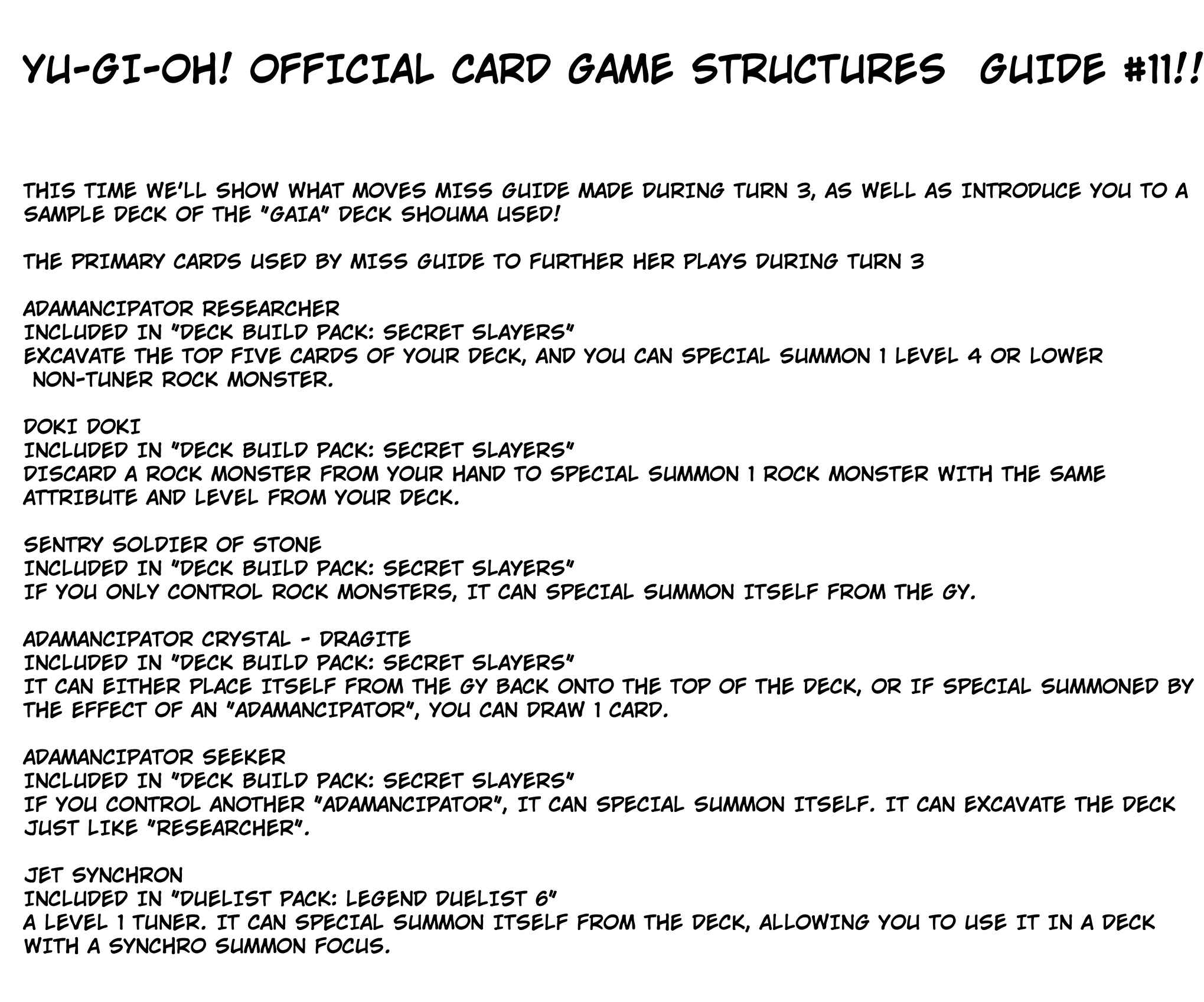 Page 26 Chapter 11 Yu-Gi-Oh! OCG Structures