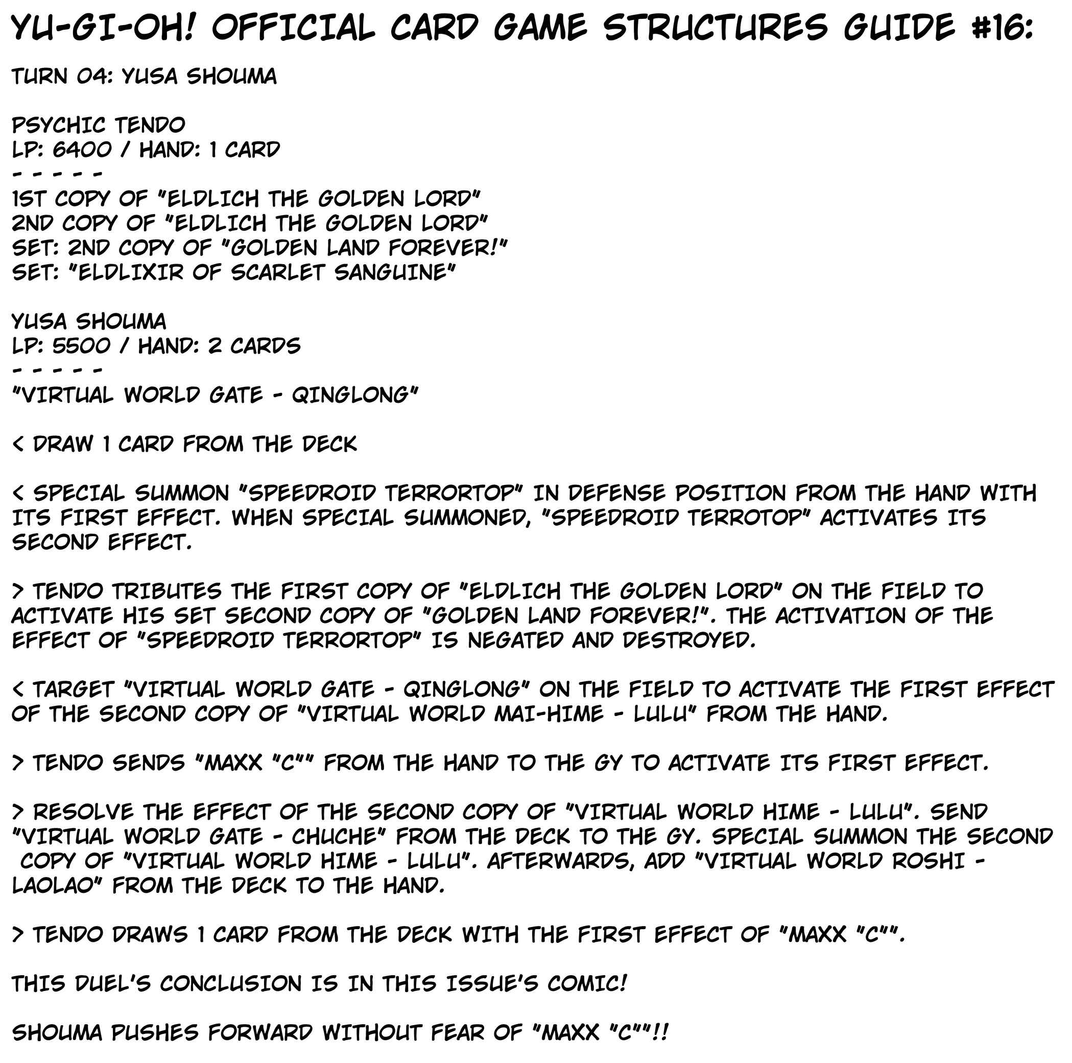 Page 28 Chapter 16 Yu-Gi-Oh! OCG Structures