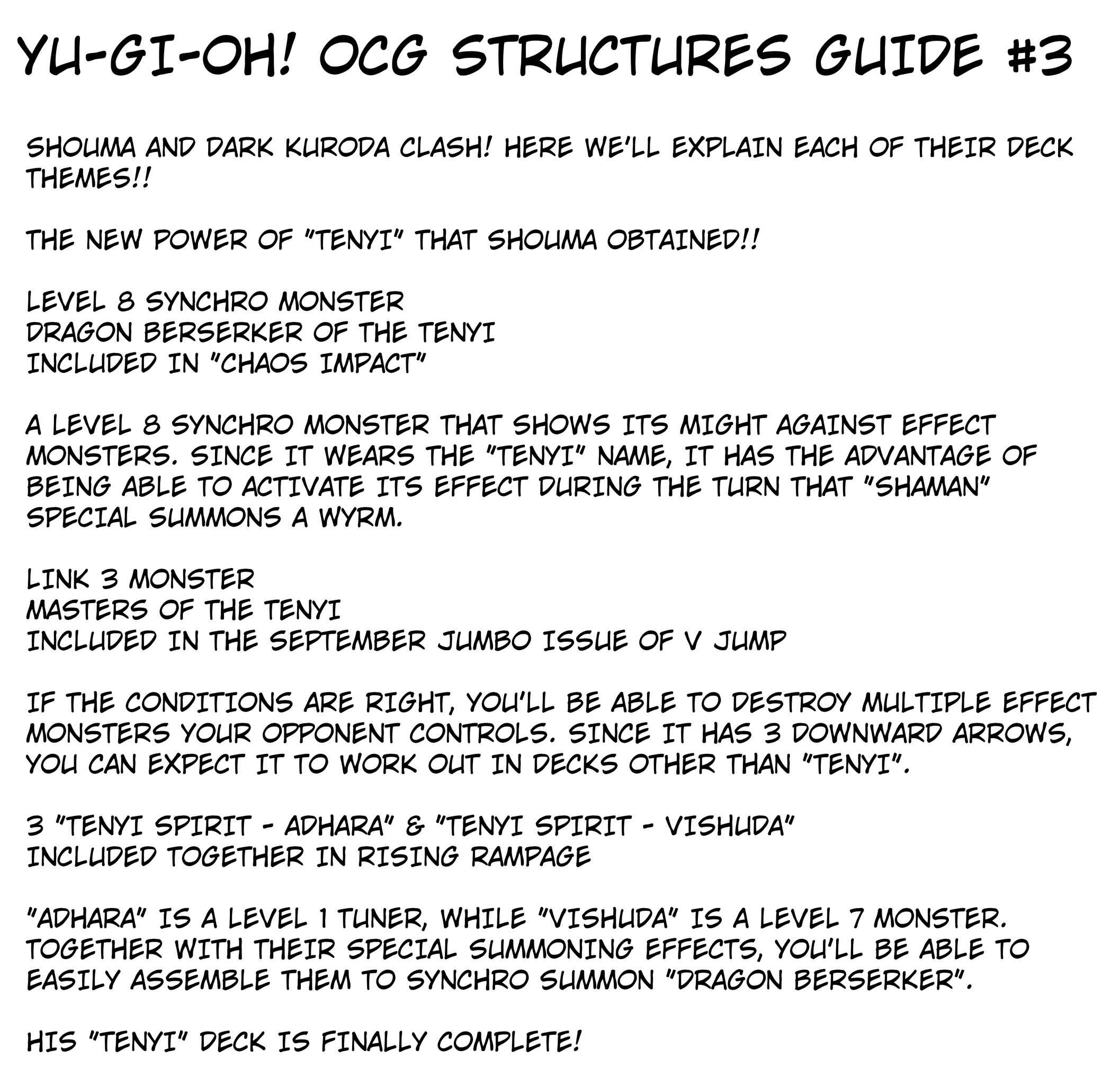 Page 26 Chapter 3 Yu-Gi-Oh! OCG Structures
