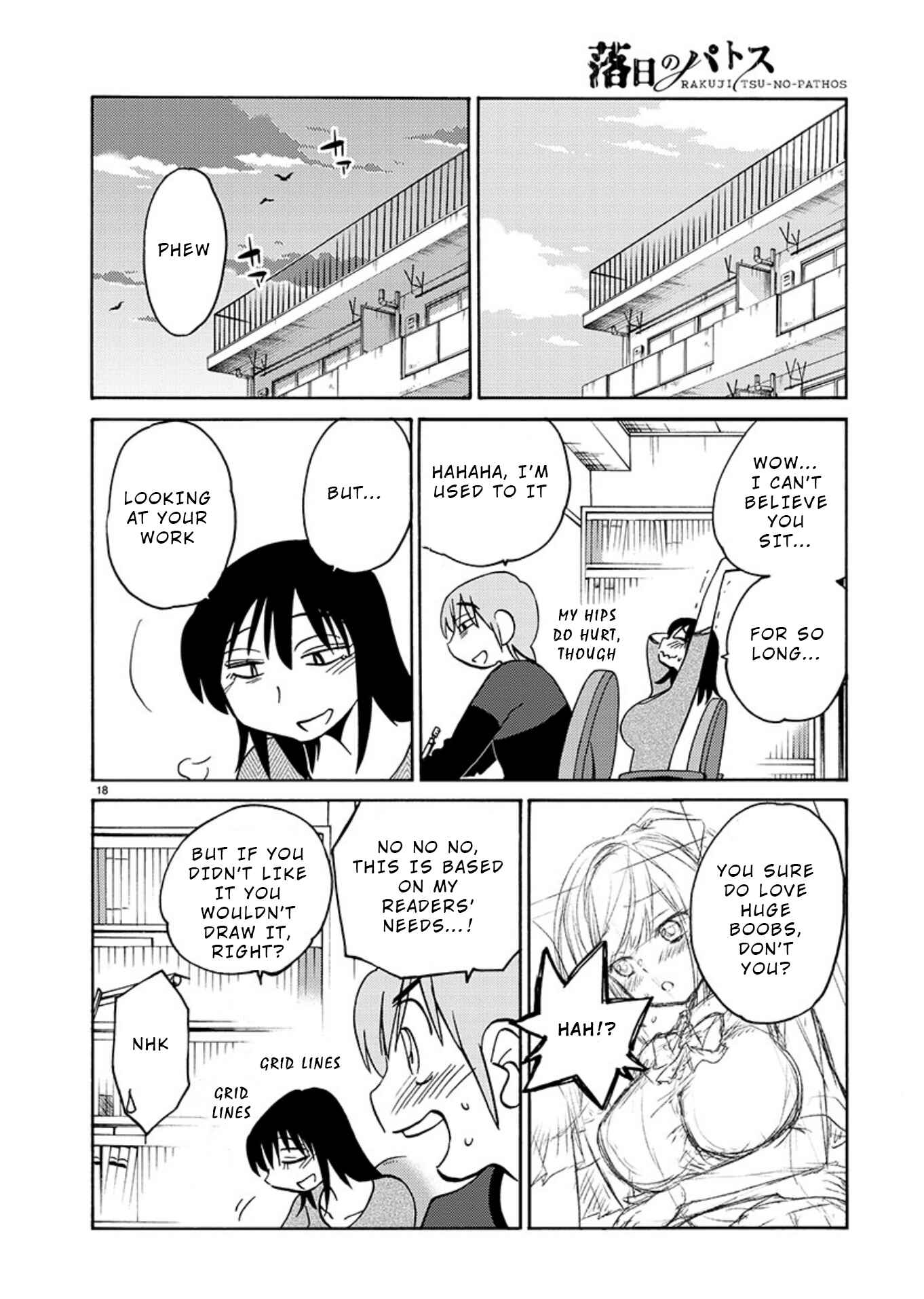 Page 18 Chapter 69 Rakujitsu no Pathos