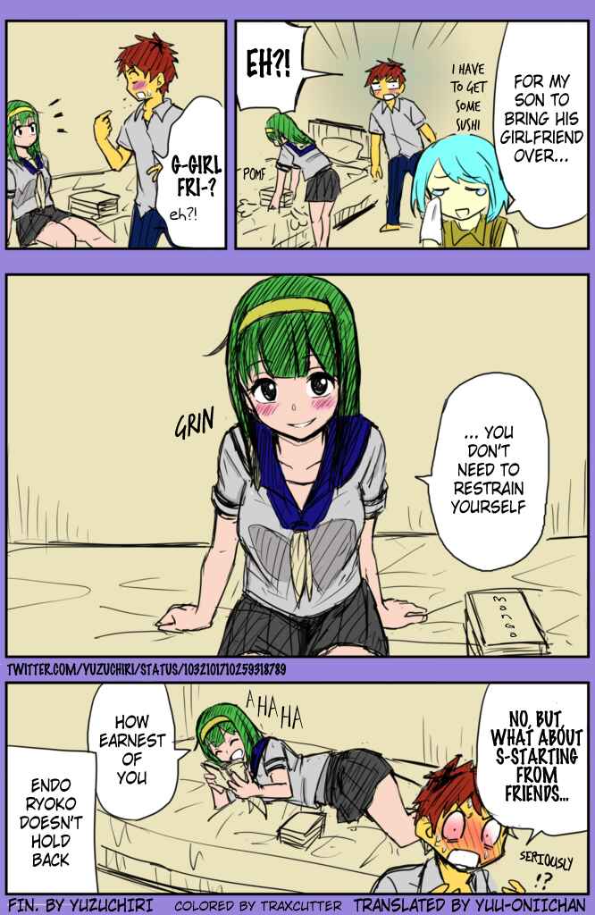 Page 4 Chapter Unknown_375e Endou Ryouko Doesnt Hold Back (Fan Colored)