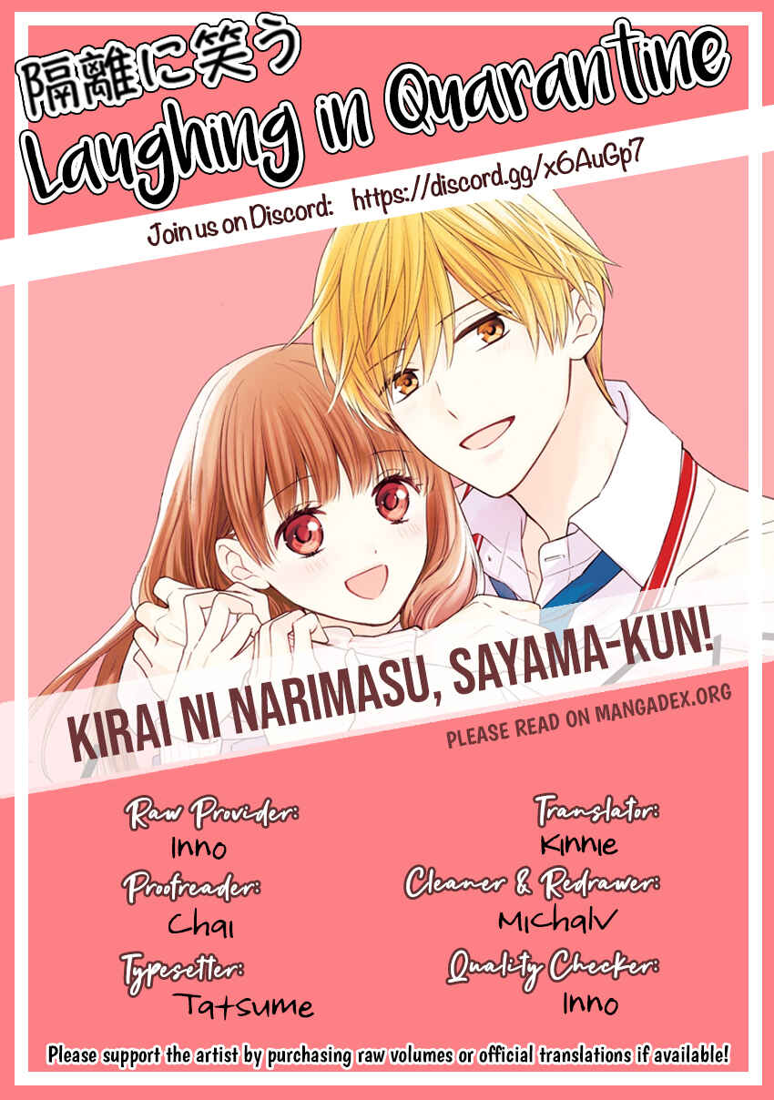 Page 38 Chapter 16 I Will Hate You,  Sayama-kun!