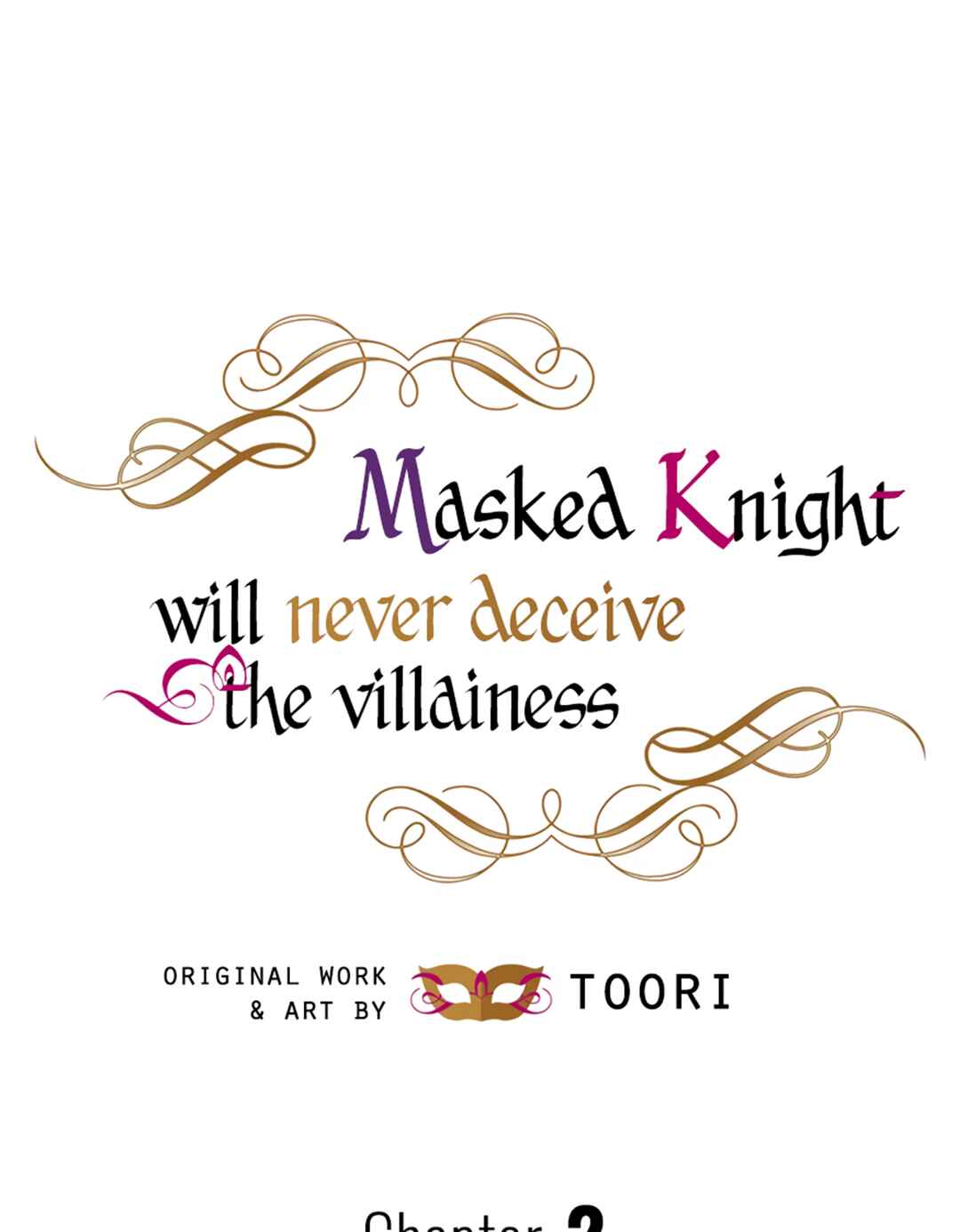 Page 2 Chapter 2 Masked Knight Will Never Deceive the Villainess