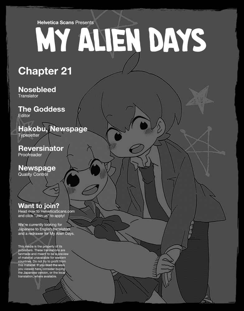Page 1 Chapter 21 My Alien Days