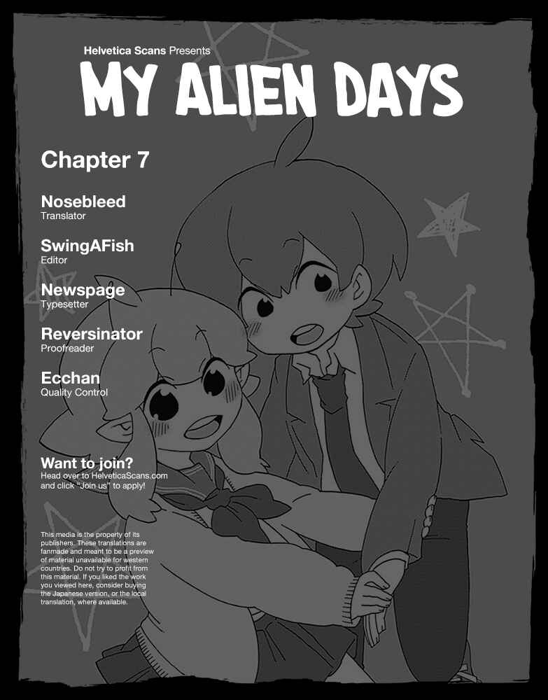 Page 1 Chapter 7 My Alien Days