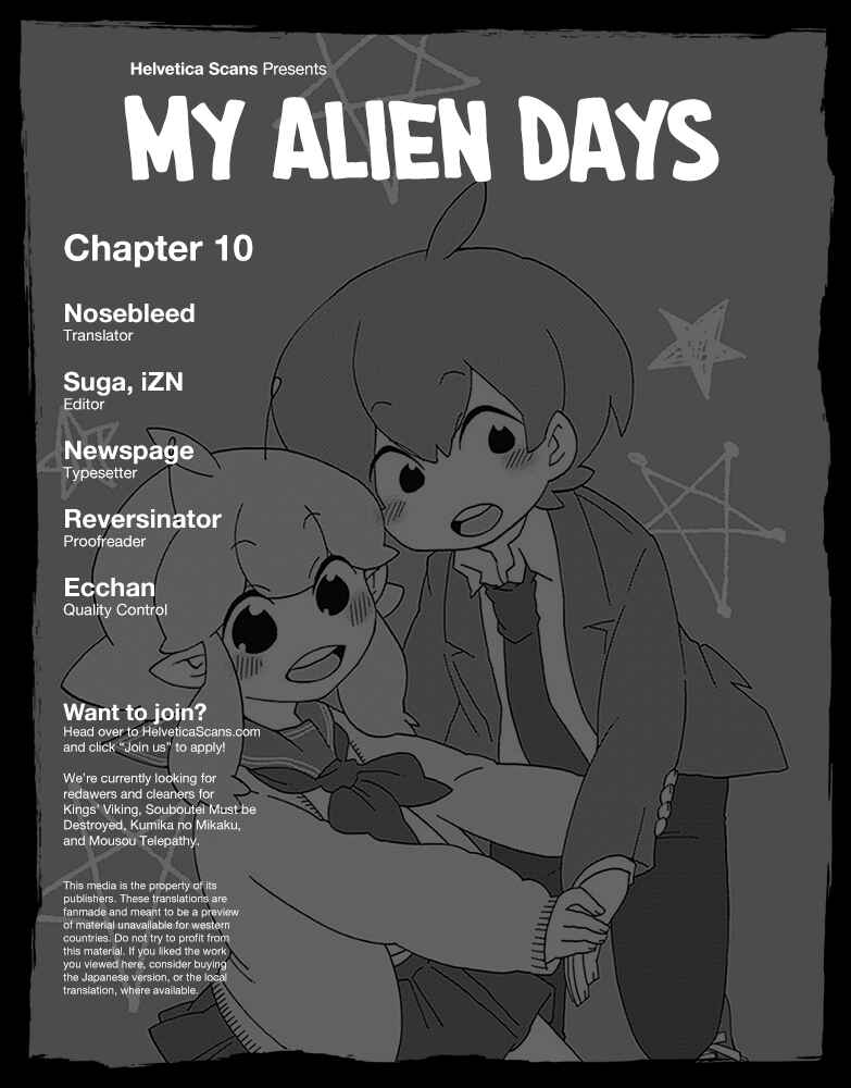 Page 1 Chapter 10 My Alien Days