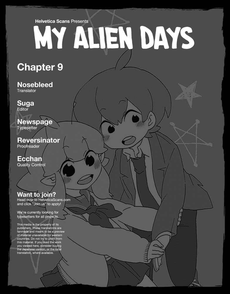 Page 1 Chapter 9 My Alien Days