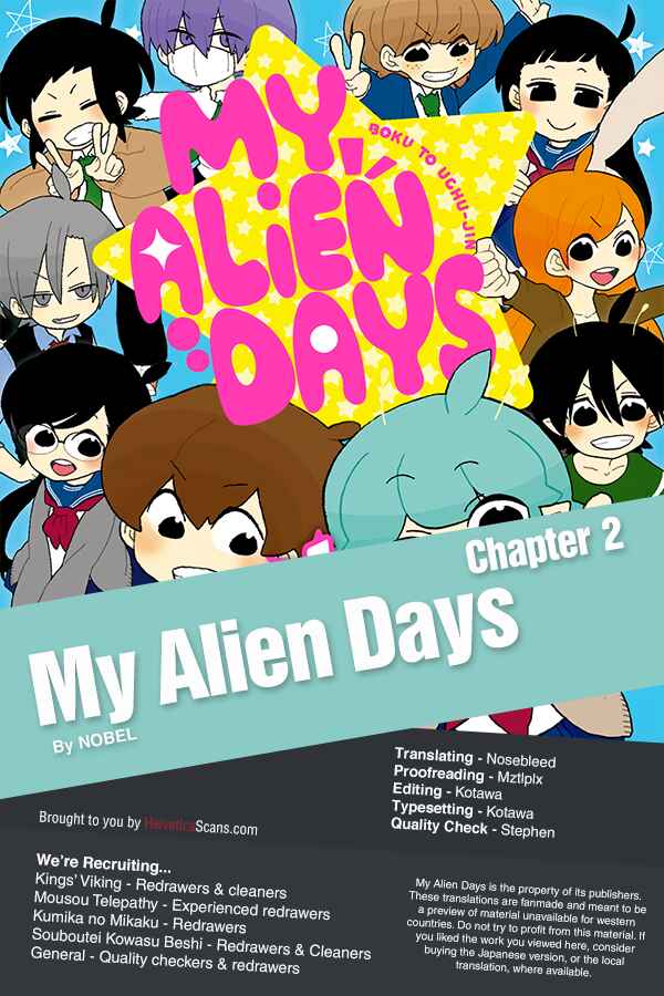 Page 1 Chapter 2 My Alien Days