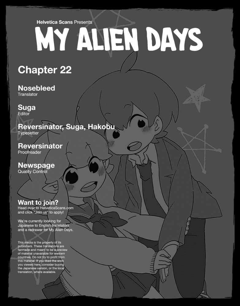 Page 1 Chapter 22 My Alien Days
